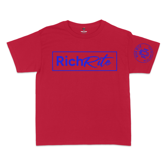Rich Rite Blue Logo Kid's Unisex Tshirt