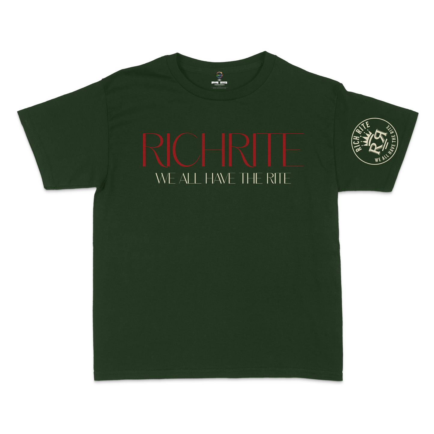 Rich Rite Burgundy Kid's Unisex Tshirt
