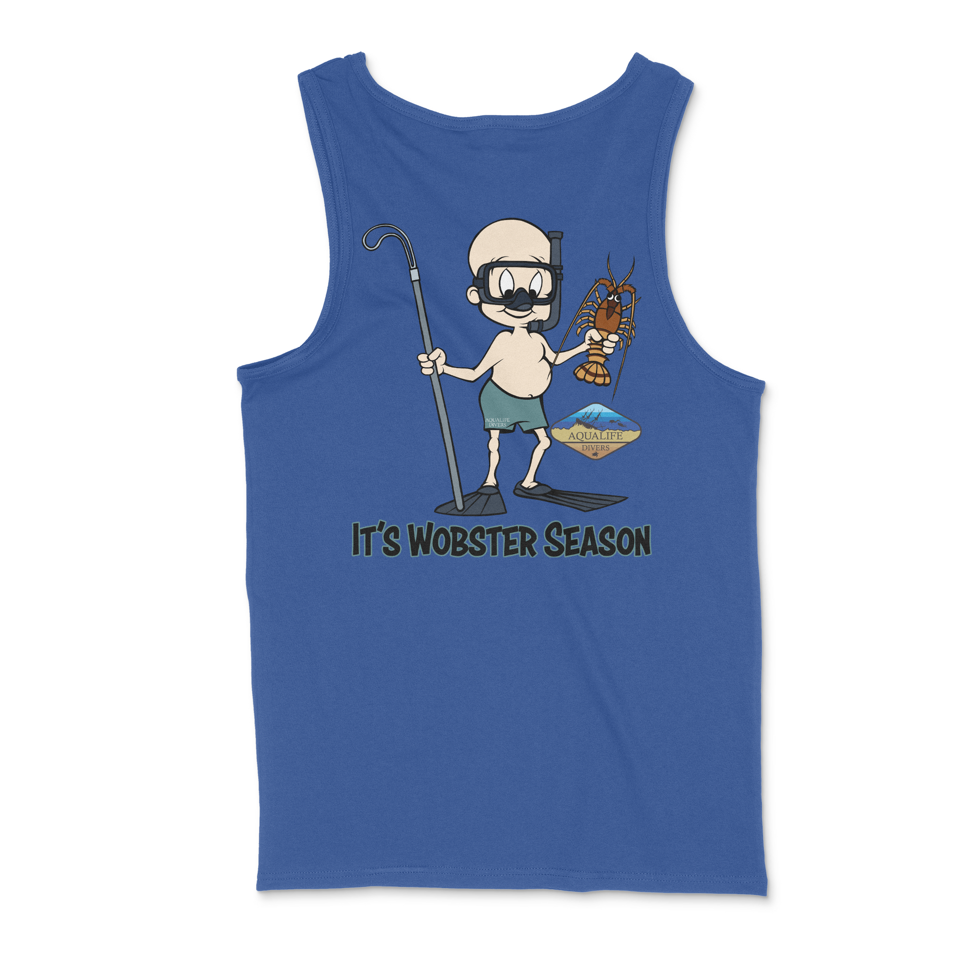 Wobster Season AquaLife Hunters Front and Back Unisex Tank