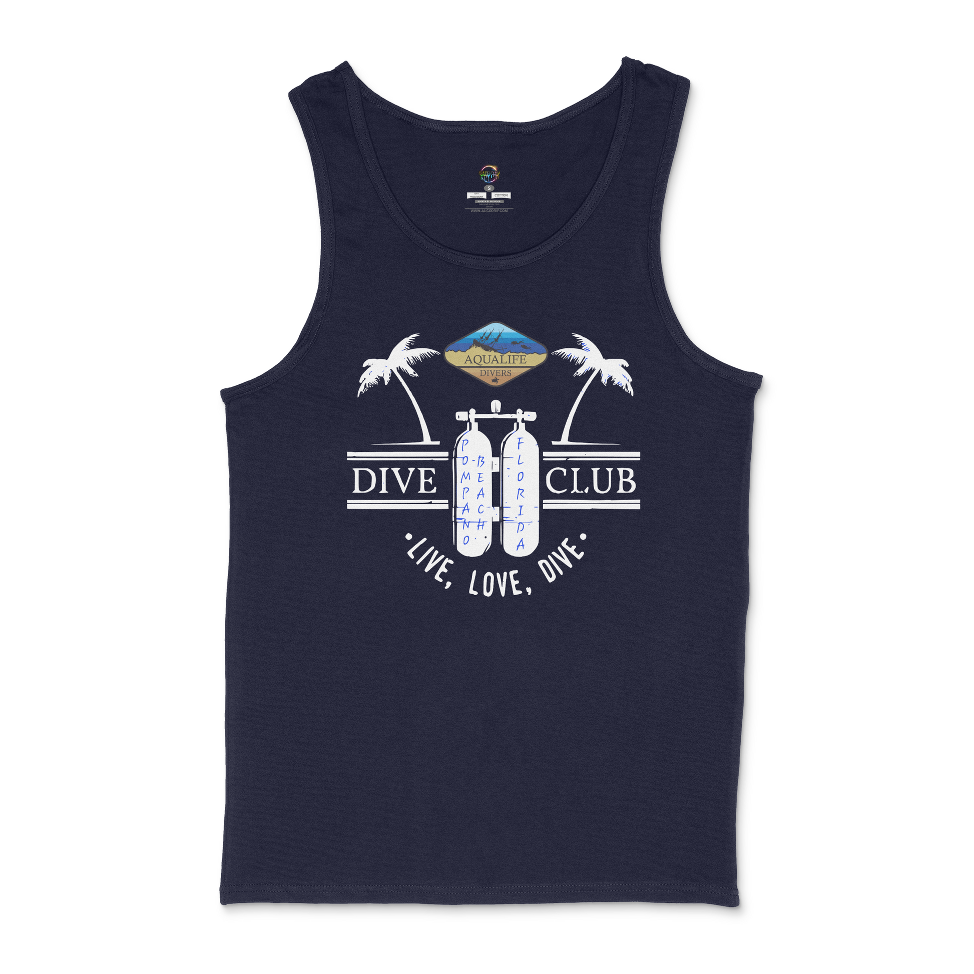 Aqua Life Divers Dive Club Unisex Tank Top