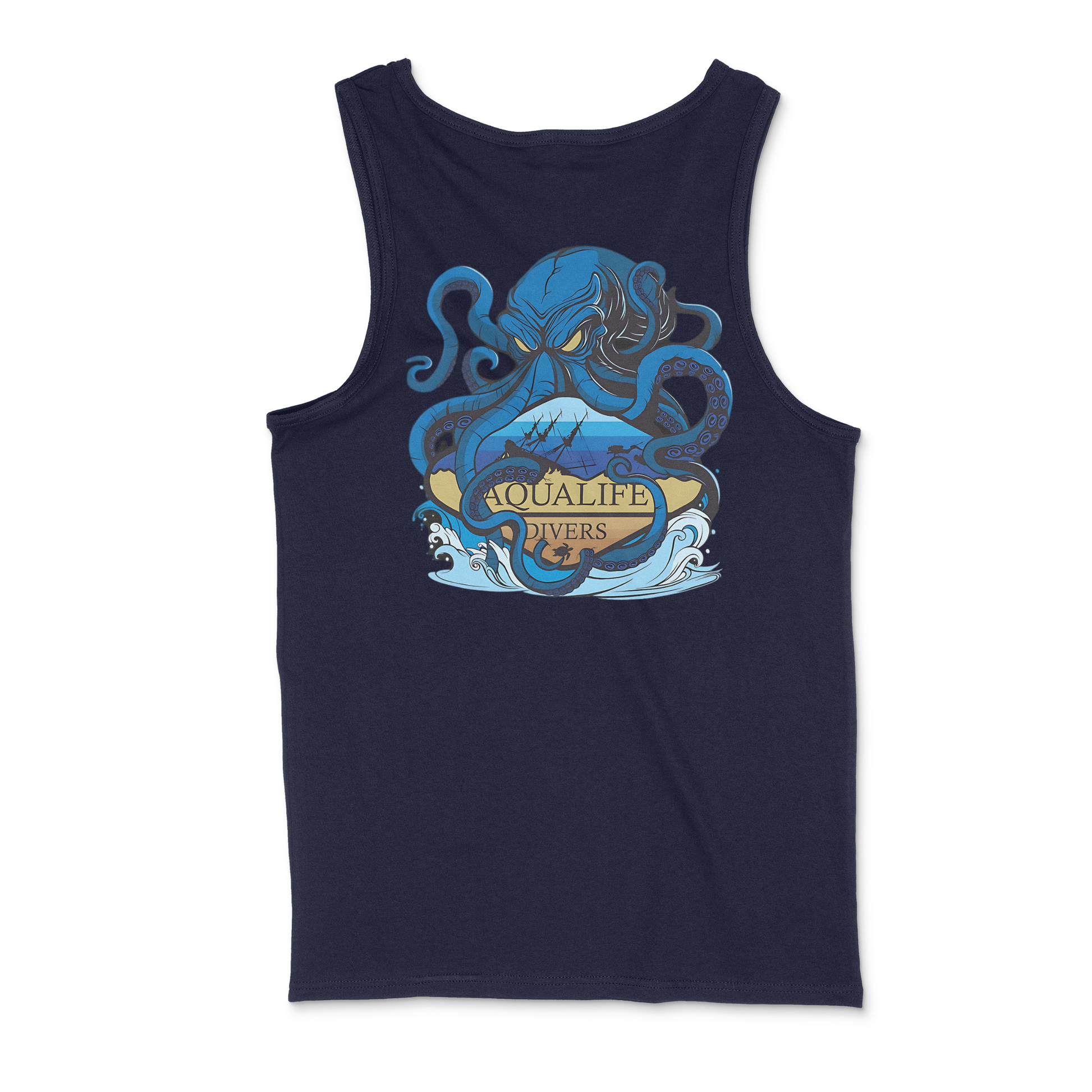 AquaLife Divers Front and Back Logo Unisex Tank