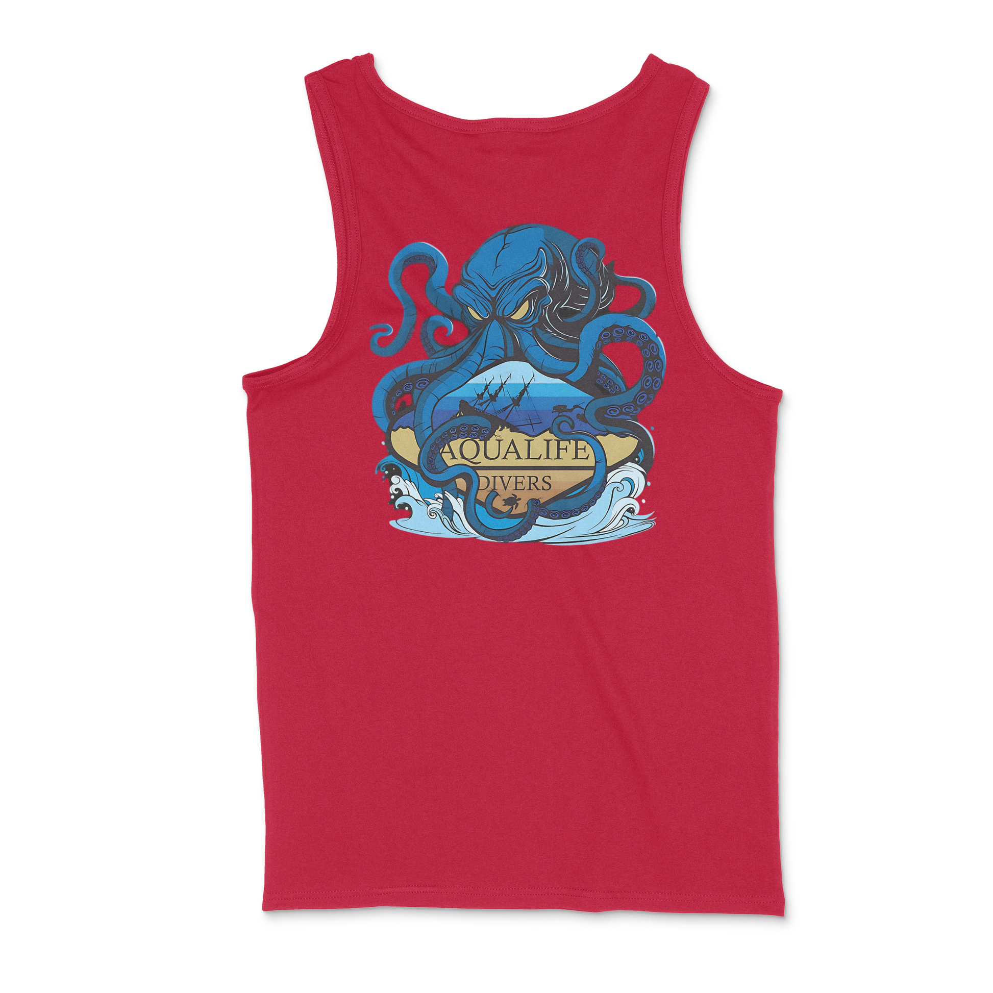 AquaLife Divers Front and Back Logo Unisex Tank