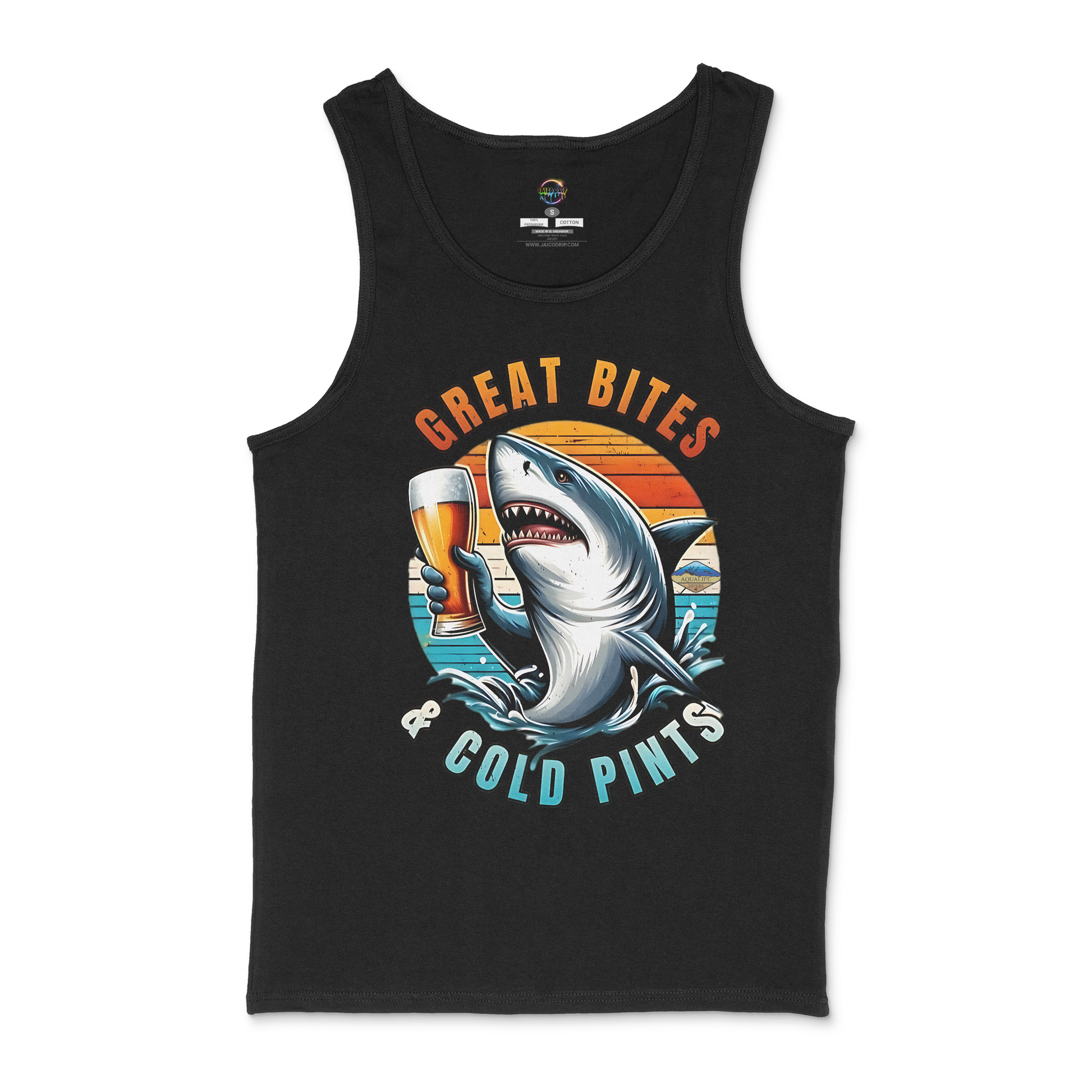 Great Bites and Cold Pints AquaLife Divers Unisex Tank