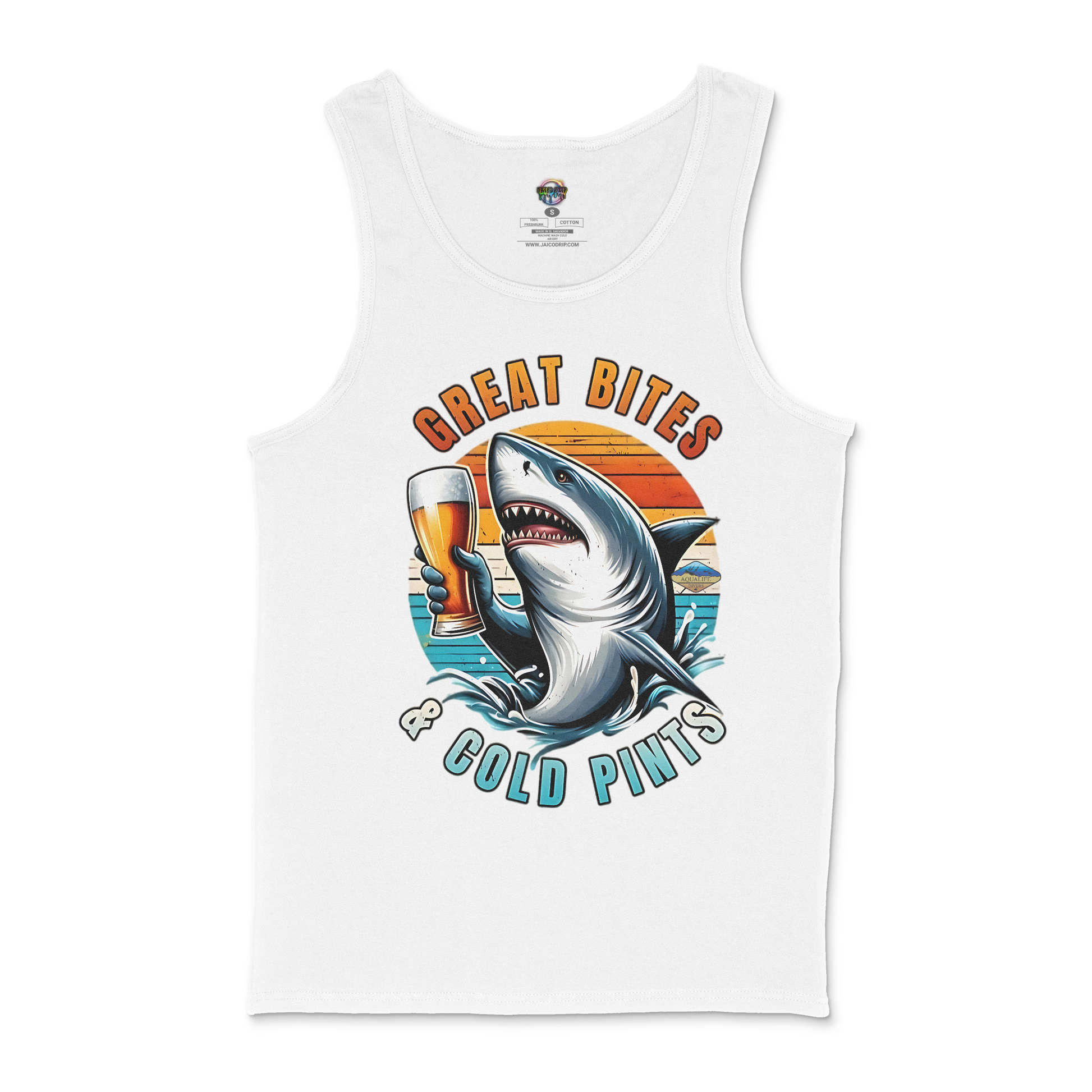 Great Bites and Cold Pints AquaLife Divers Unisex Tank