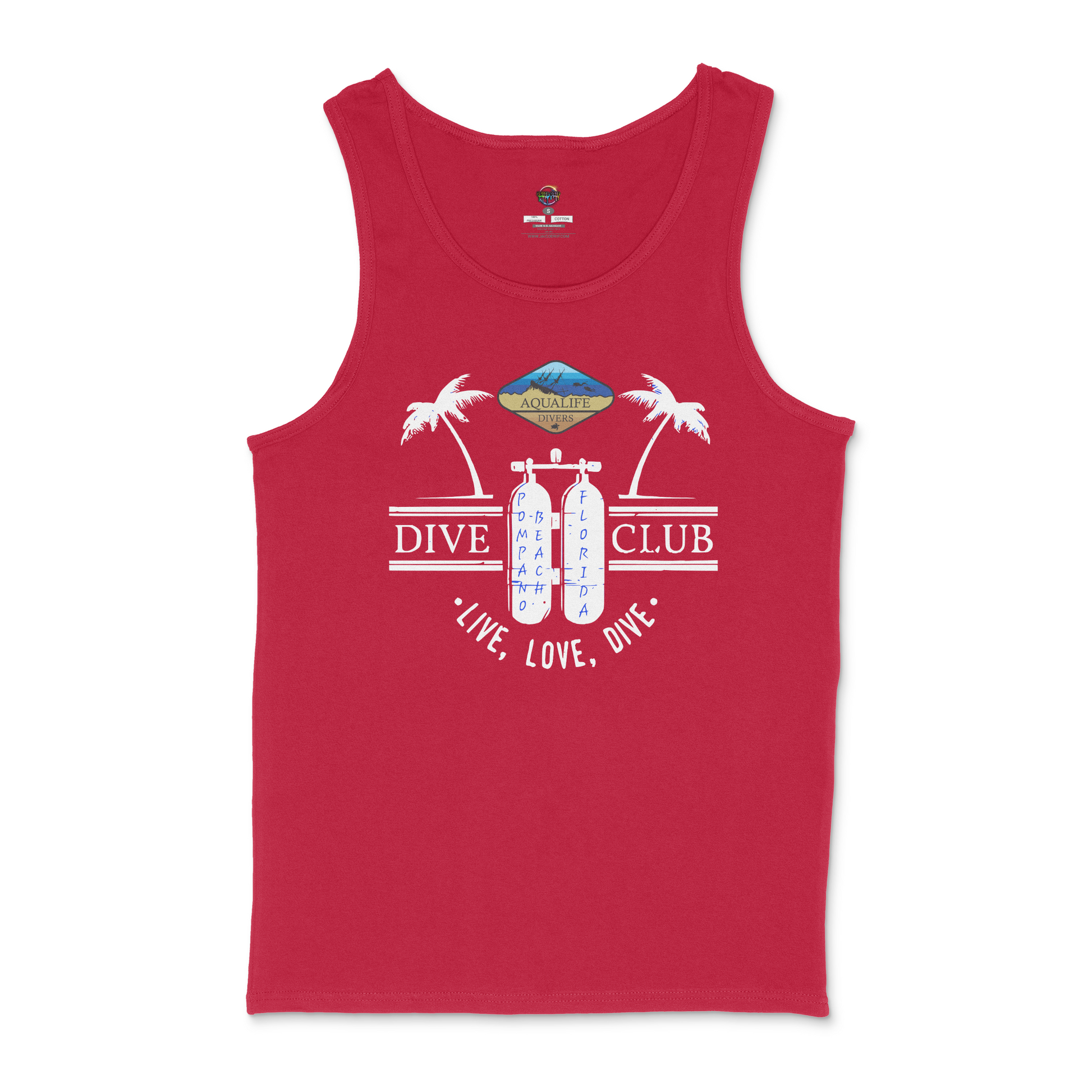 Aqua Life Divers Dive Club Unisex Tank Top