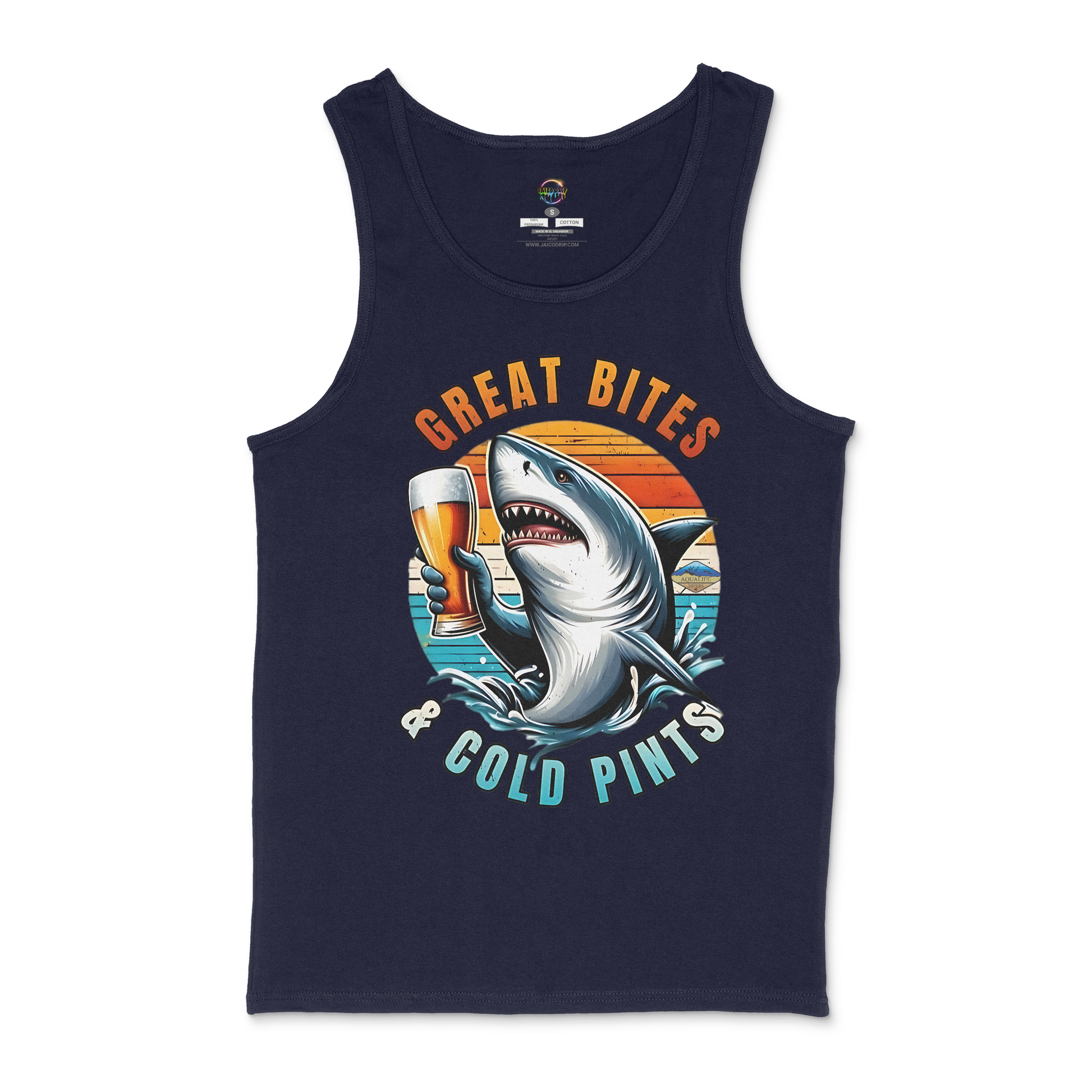 Great Bites and Cold Pints AquaLife Divers Unisex Tank