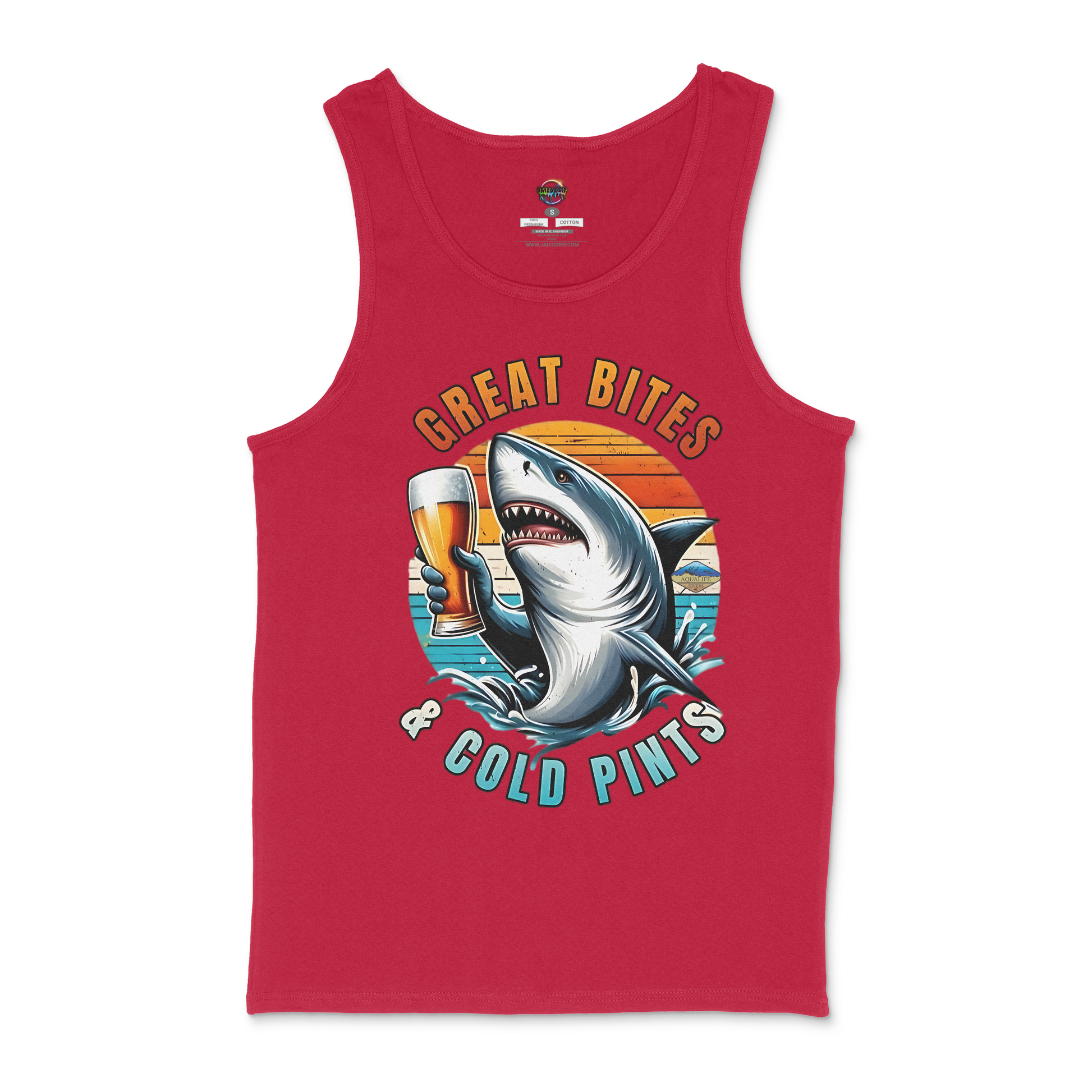 Great Bites and Cold Pints AquaLife Divers Unisex Tank