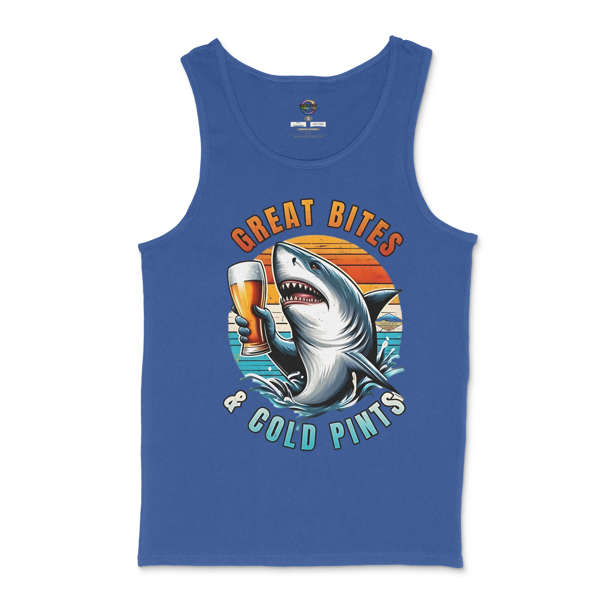 Great Bites and Cold Pints AquaLife Divers Unisex Tank