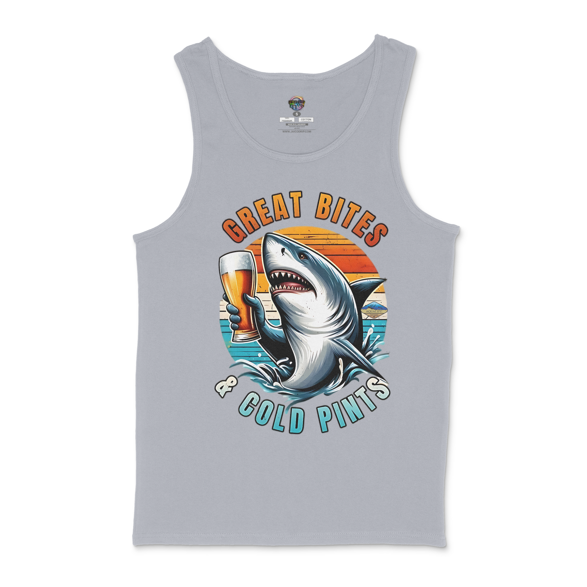 Great Bites and Cold Pints AquaLife Divers Unisex Tank