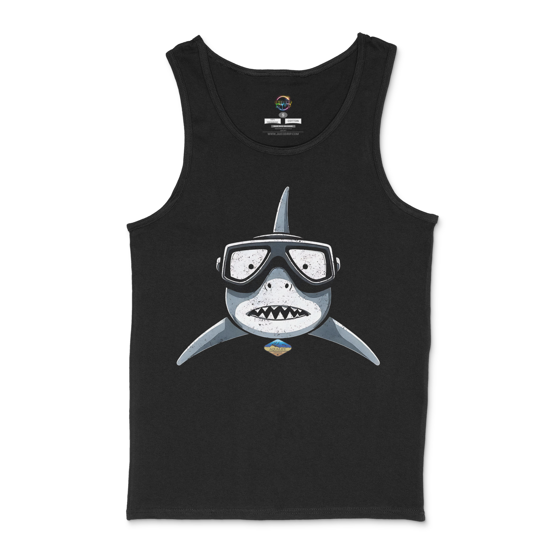 Shark Face AquaLife Divers Unisex Tank