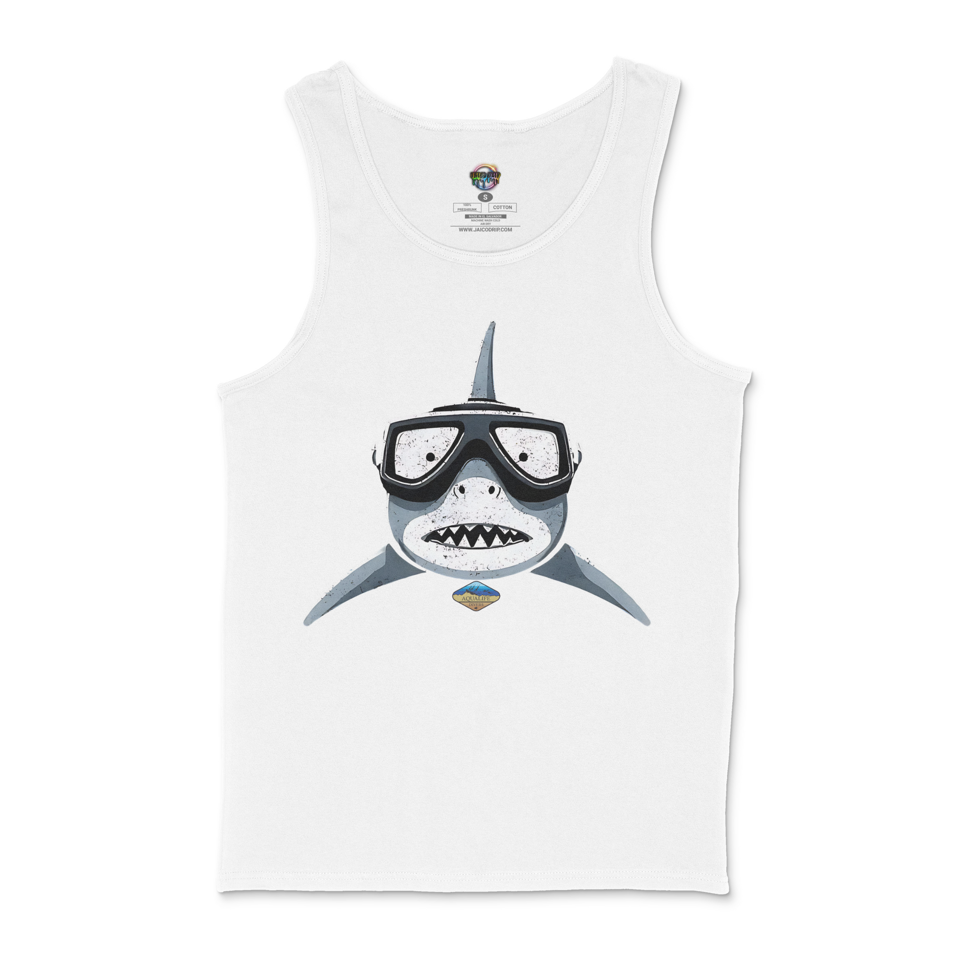 Shark Face AquaLife Divers Unisex Tank