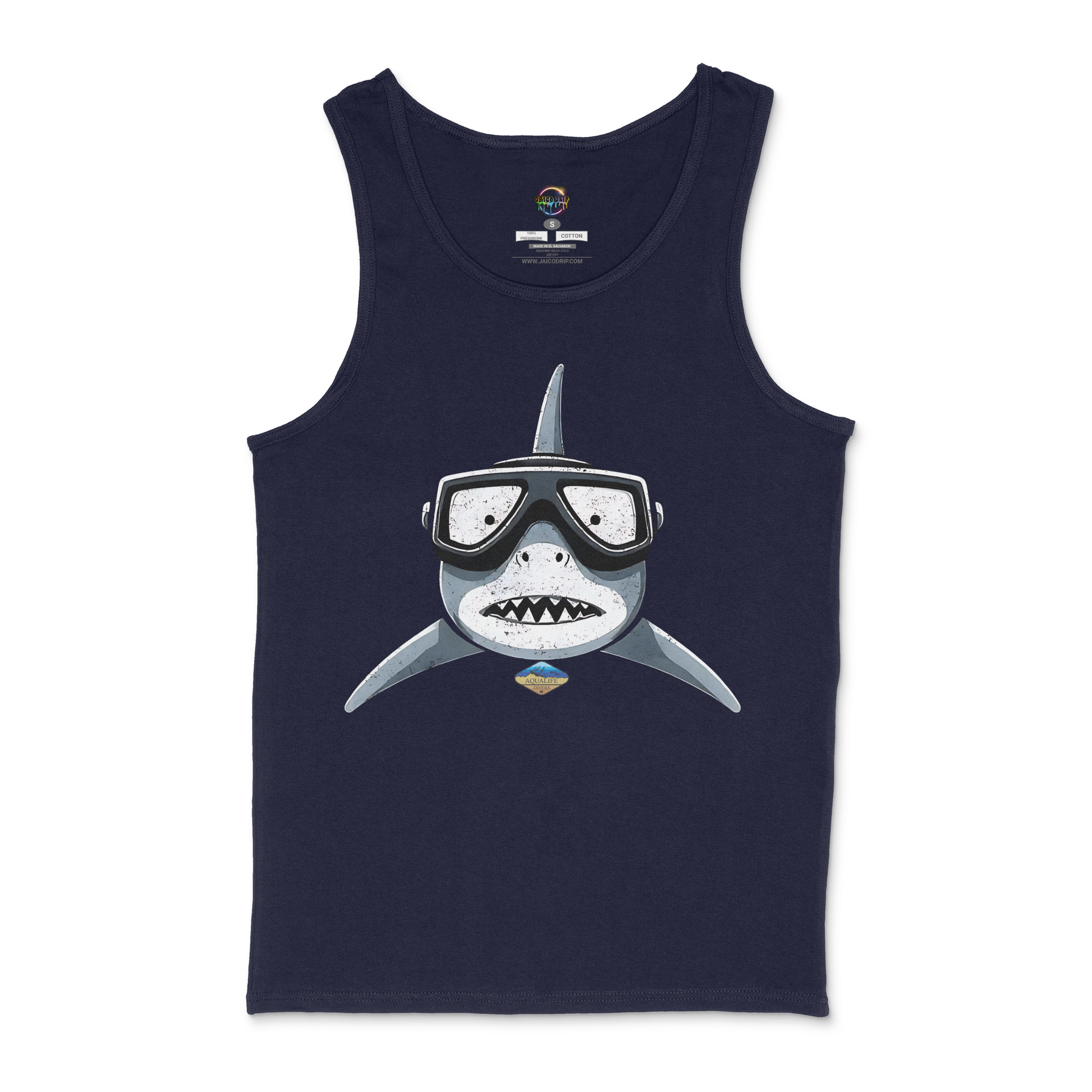 Shark Face AquaLife Divers Unisex Tank