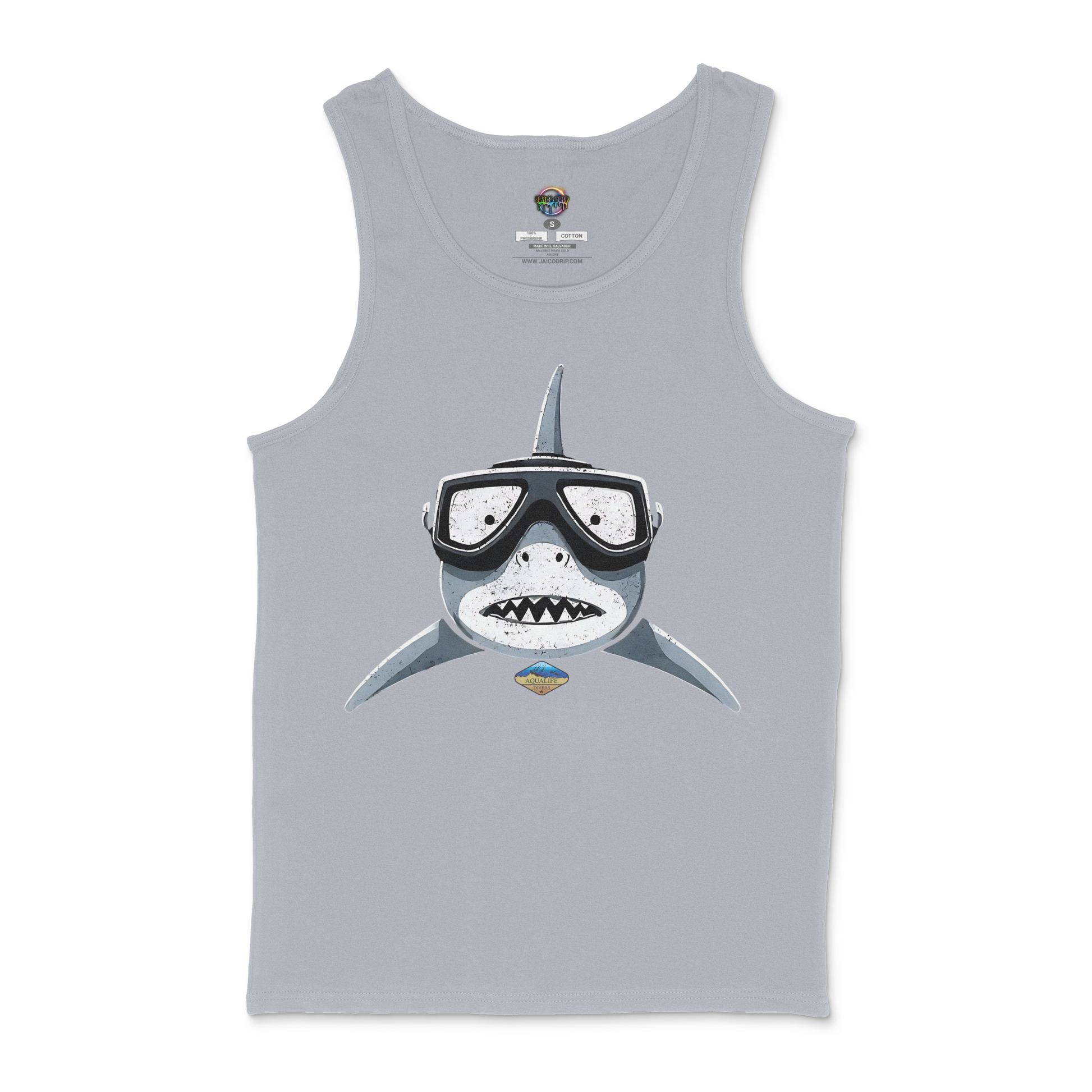 Shark Face AquaLife Divers Unisex Tank