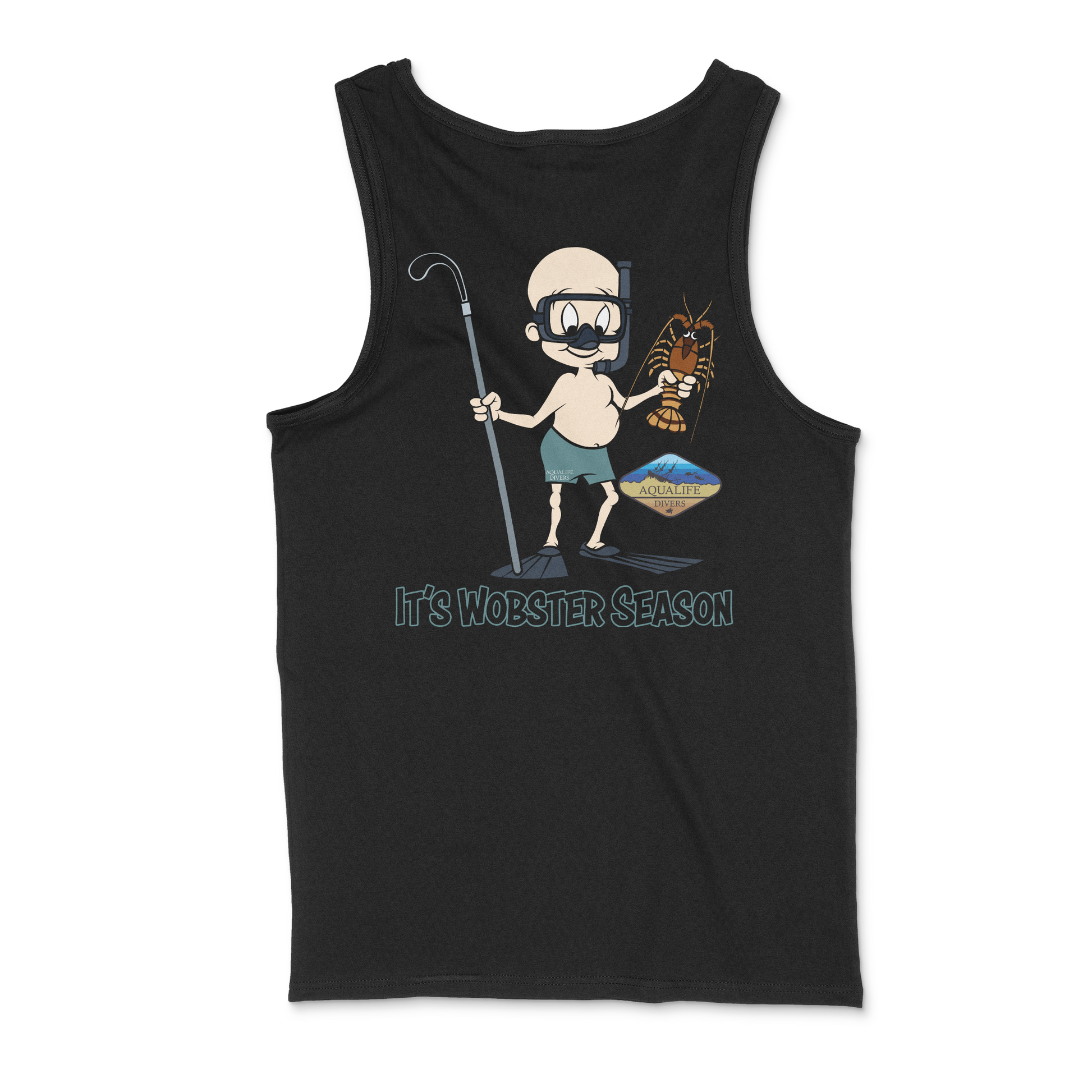 Wobster Season AquaLife Hunters Front and Back Unisex Tank