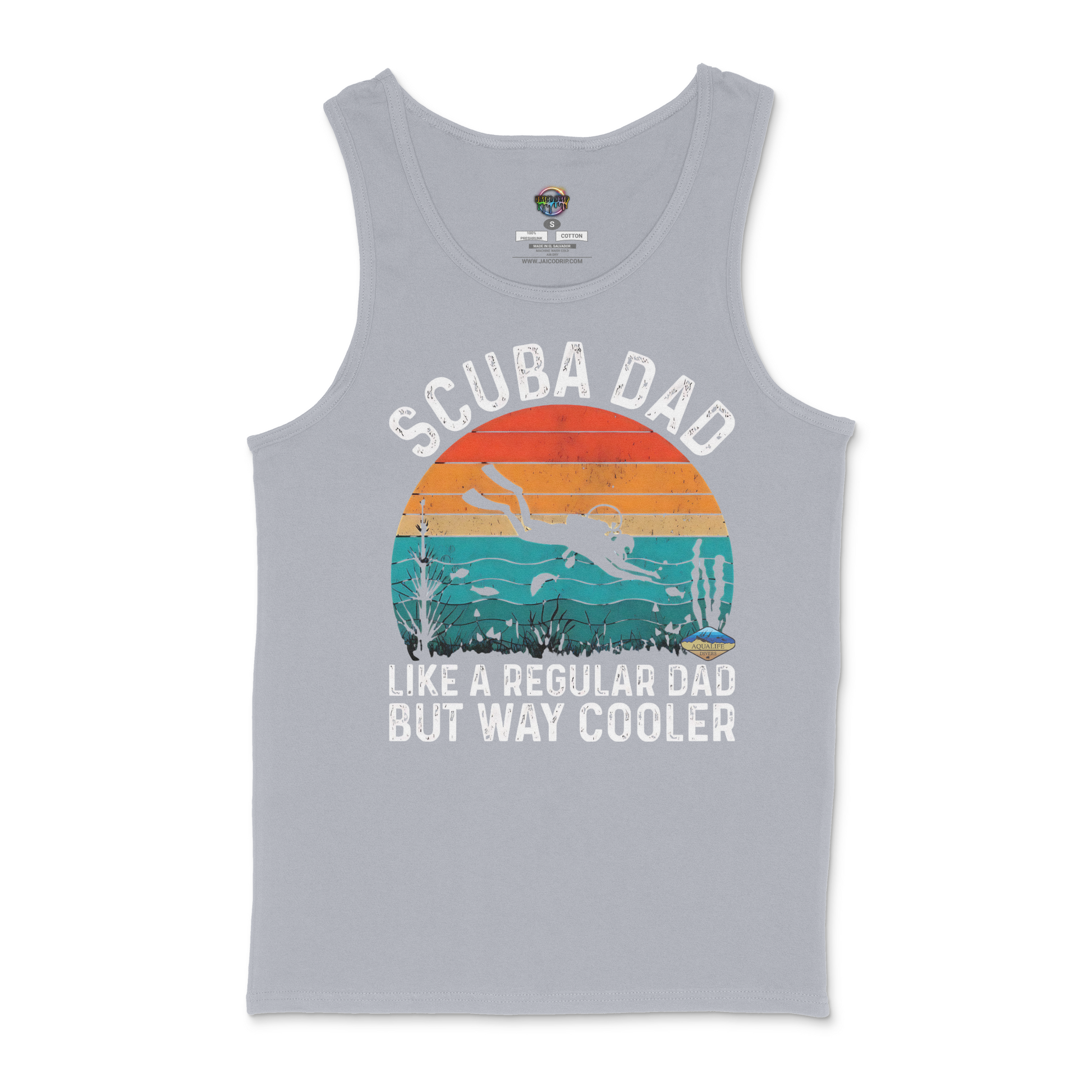 Scuba Dad AquaLife Divers Unisex Tank