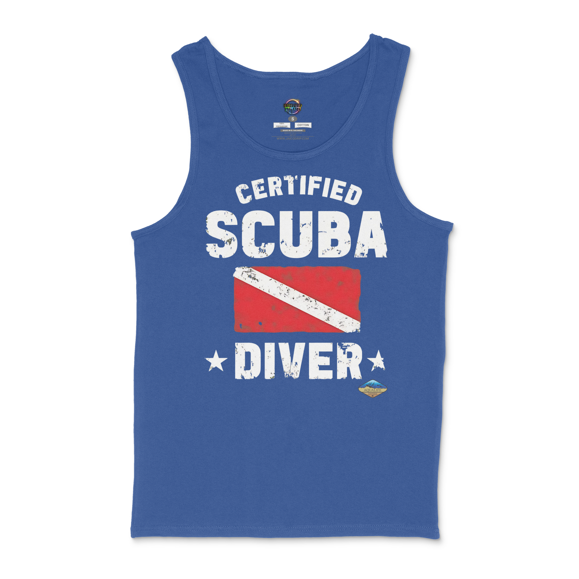 Certified Scuba Diver AquaLife Divers Unisex Tank