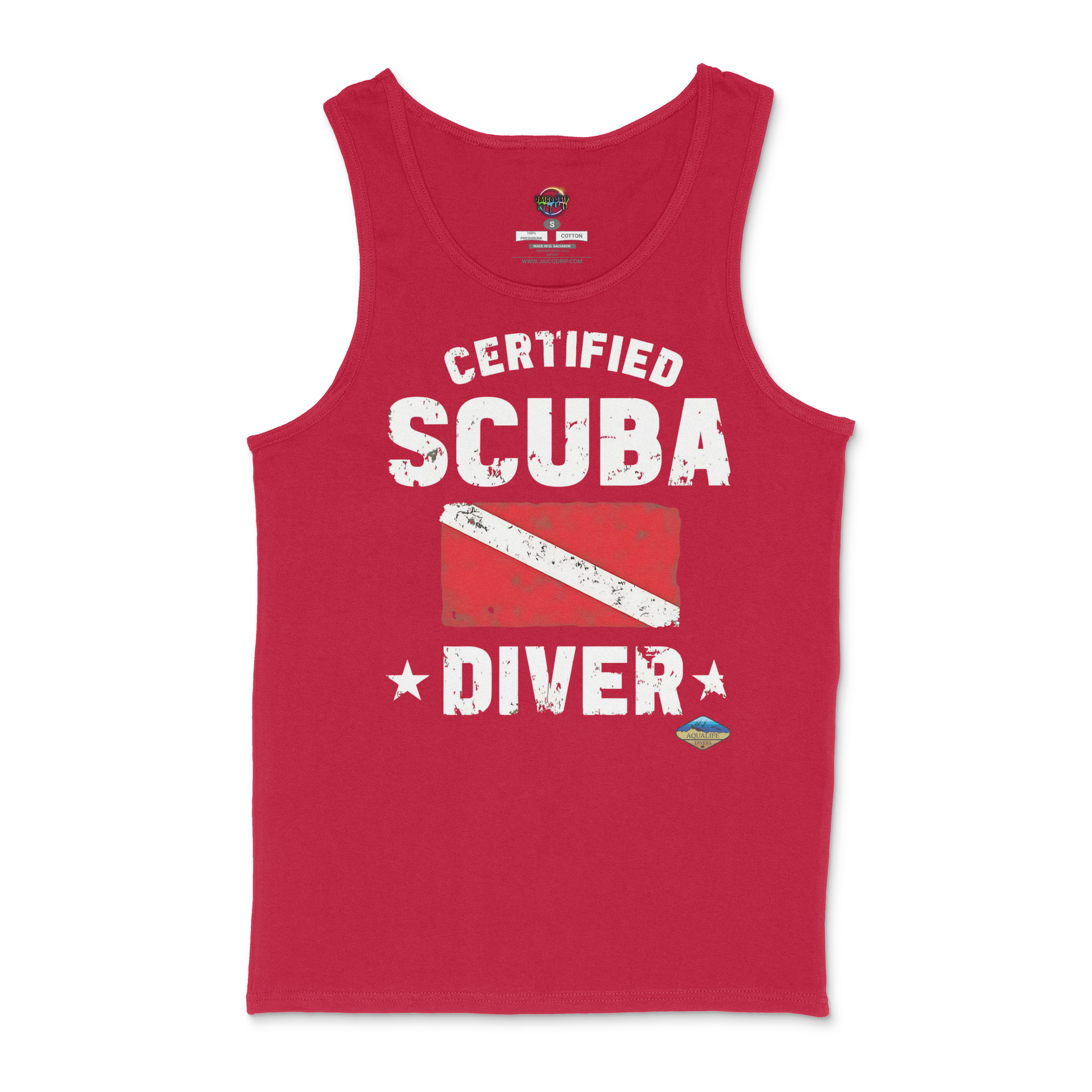 Certified Scuba Diver AquaLife Divers Unisex Tank