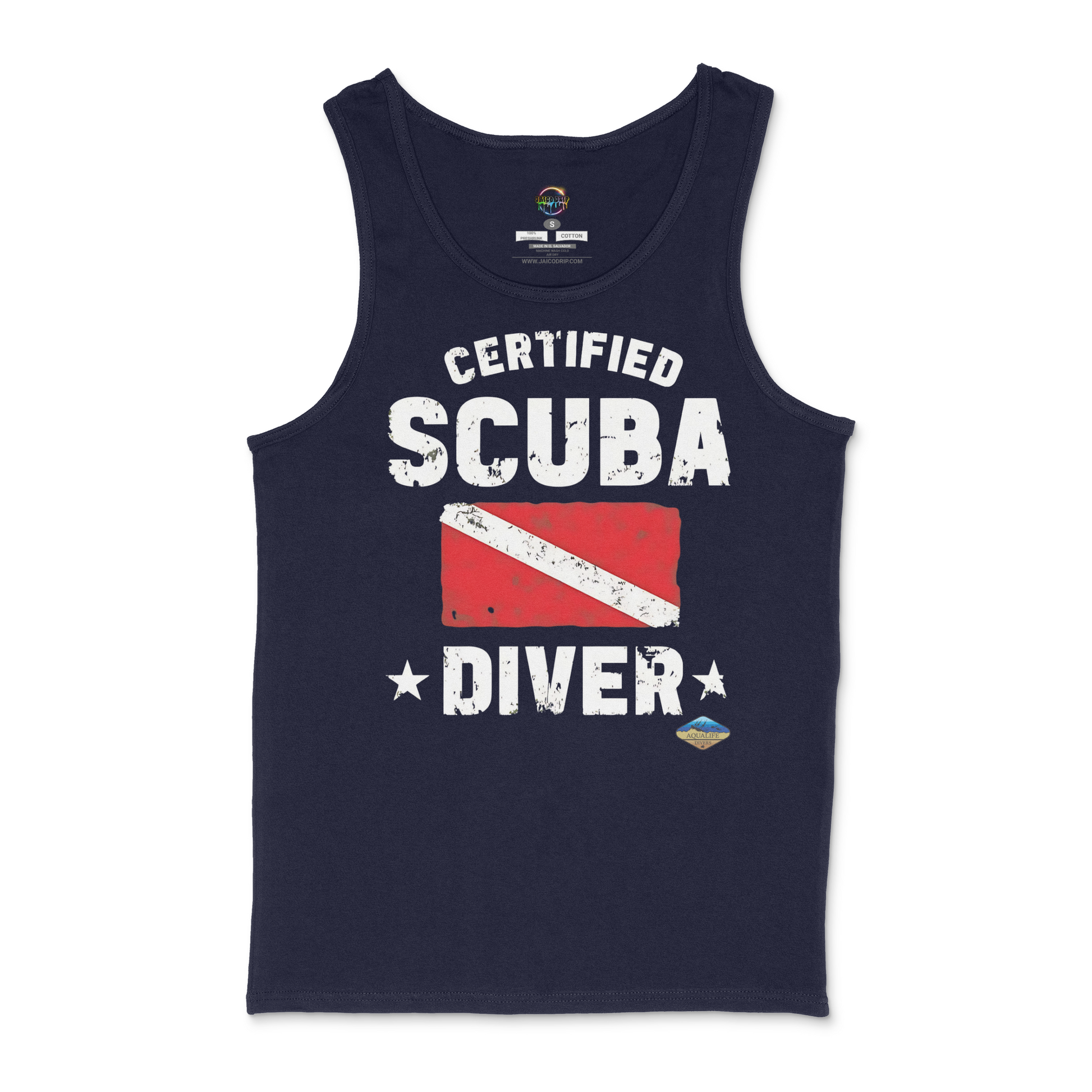 Certified Scuba Diver AquaLife Divers Unisex Tank
