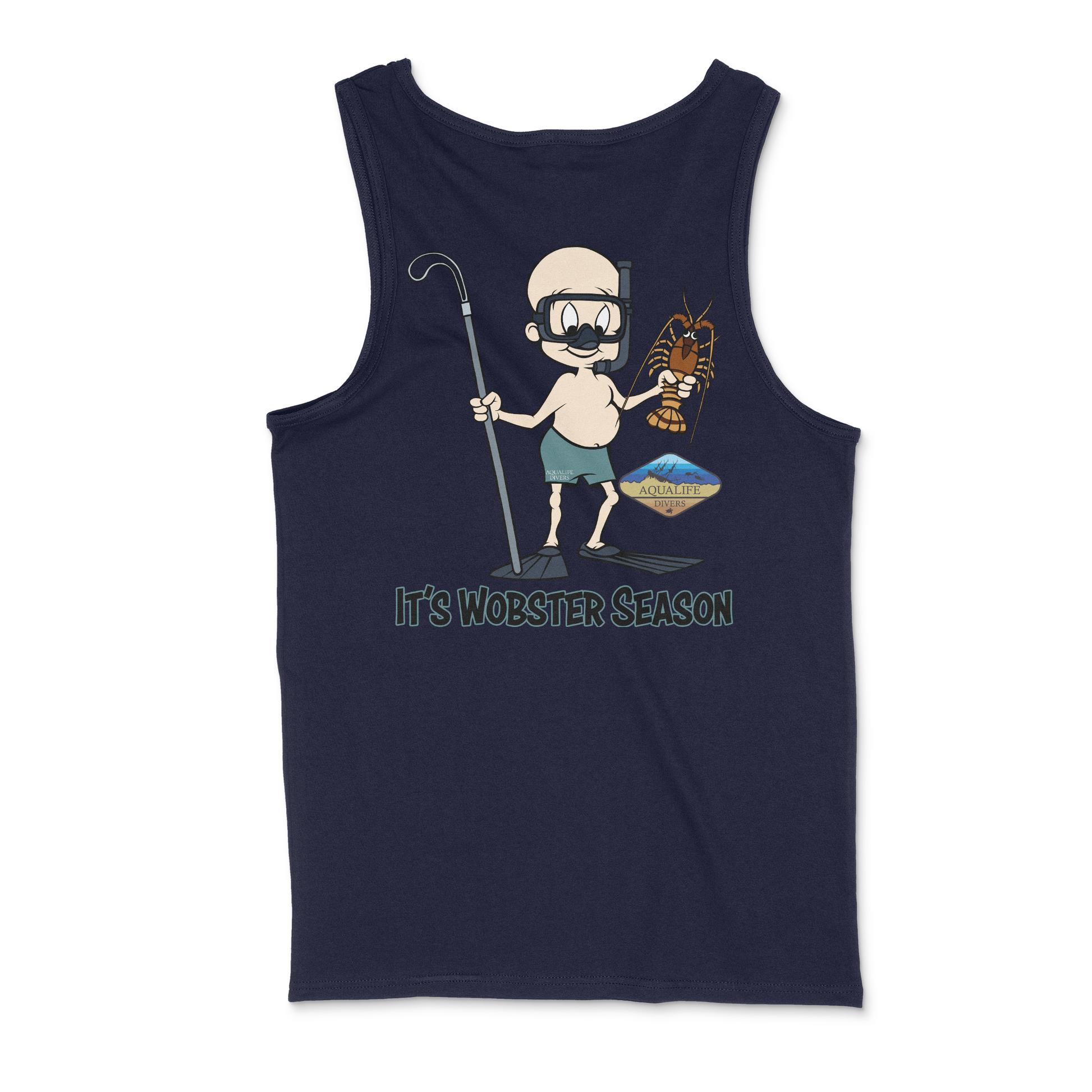 Wobster Season AquaLife Hunters Front and Back Unisex Tank