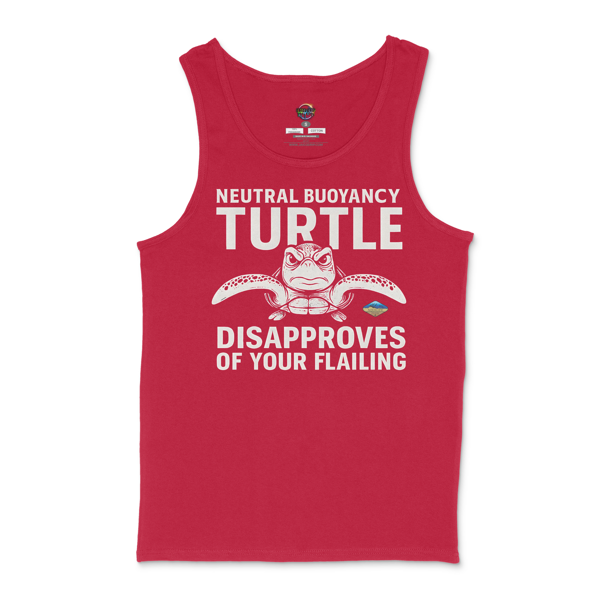 Neutral Buoyancy Turtle AquaLife Divers Unisex Tank