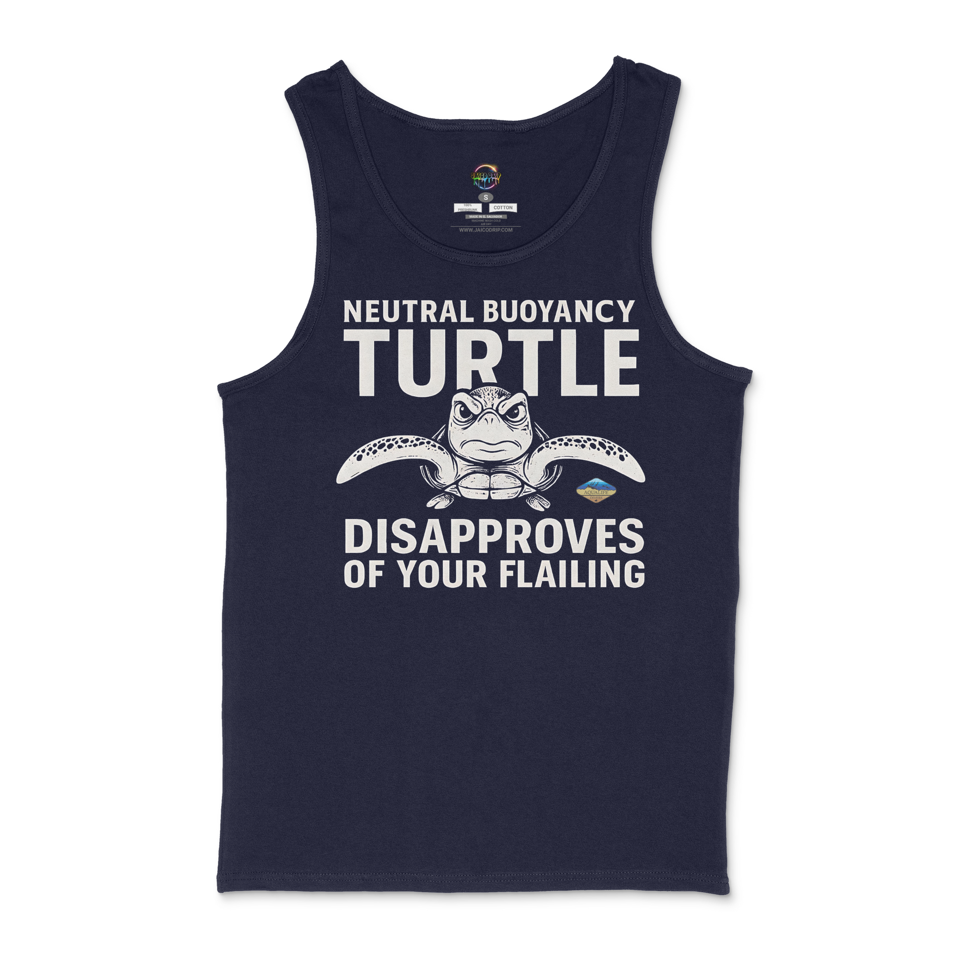 Neutral Buoyancy Turtle AquaLife Divers Unisex Tank