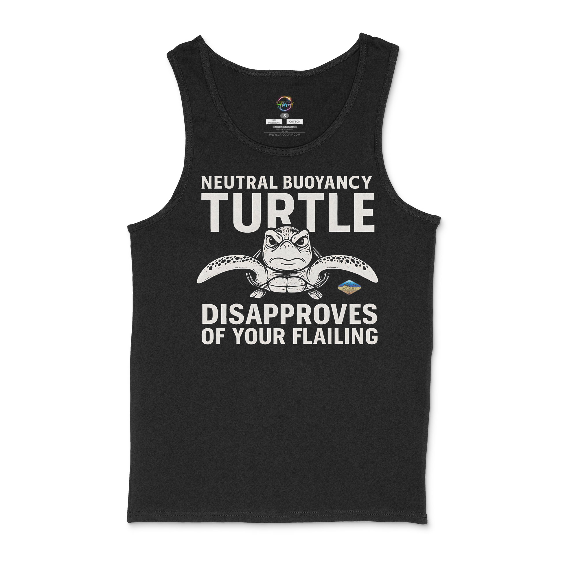 Neutral Buoyancy Turtle AquaLife Divers Unisex Tank