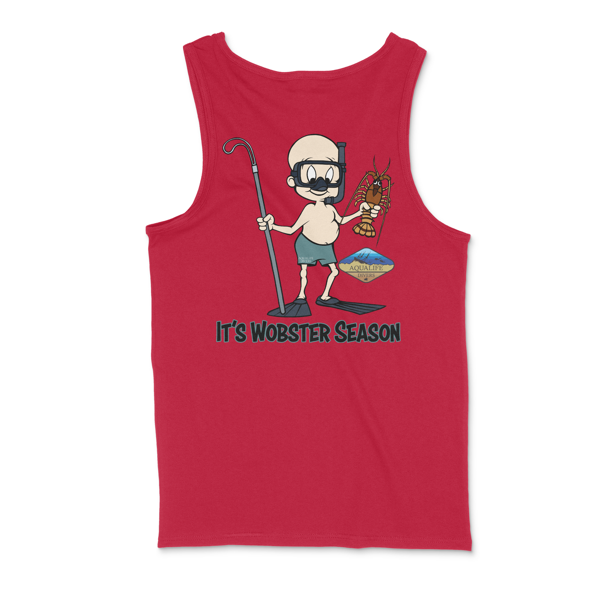 Wobster Season AquaLife Hunters Front and Back Unisex Tank