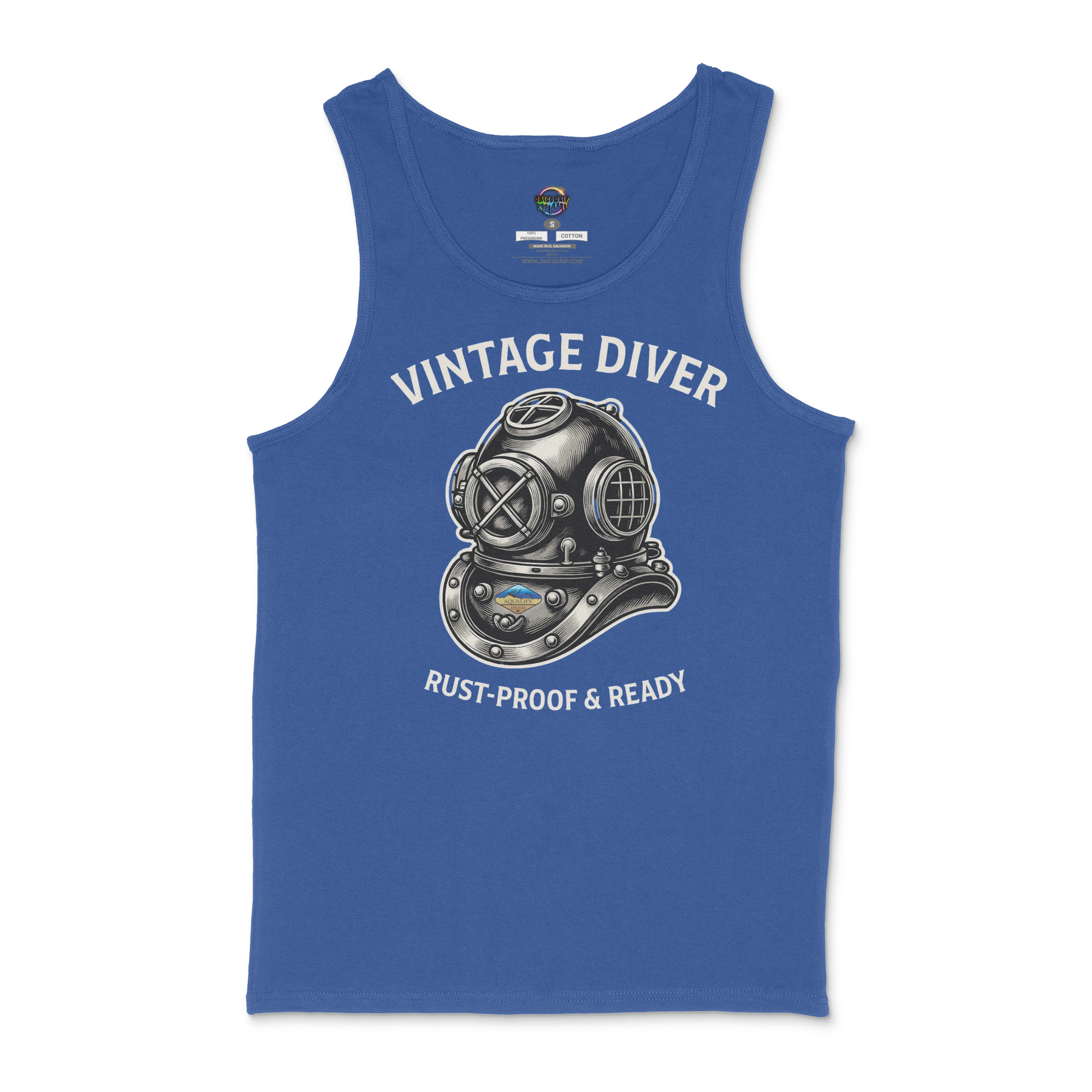 Vintage Diver AquaLife Divers Unisex Tank