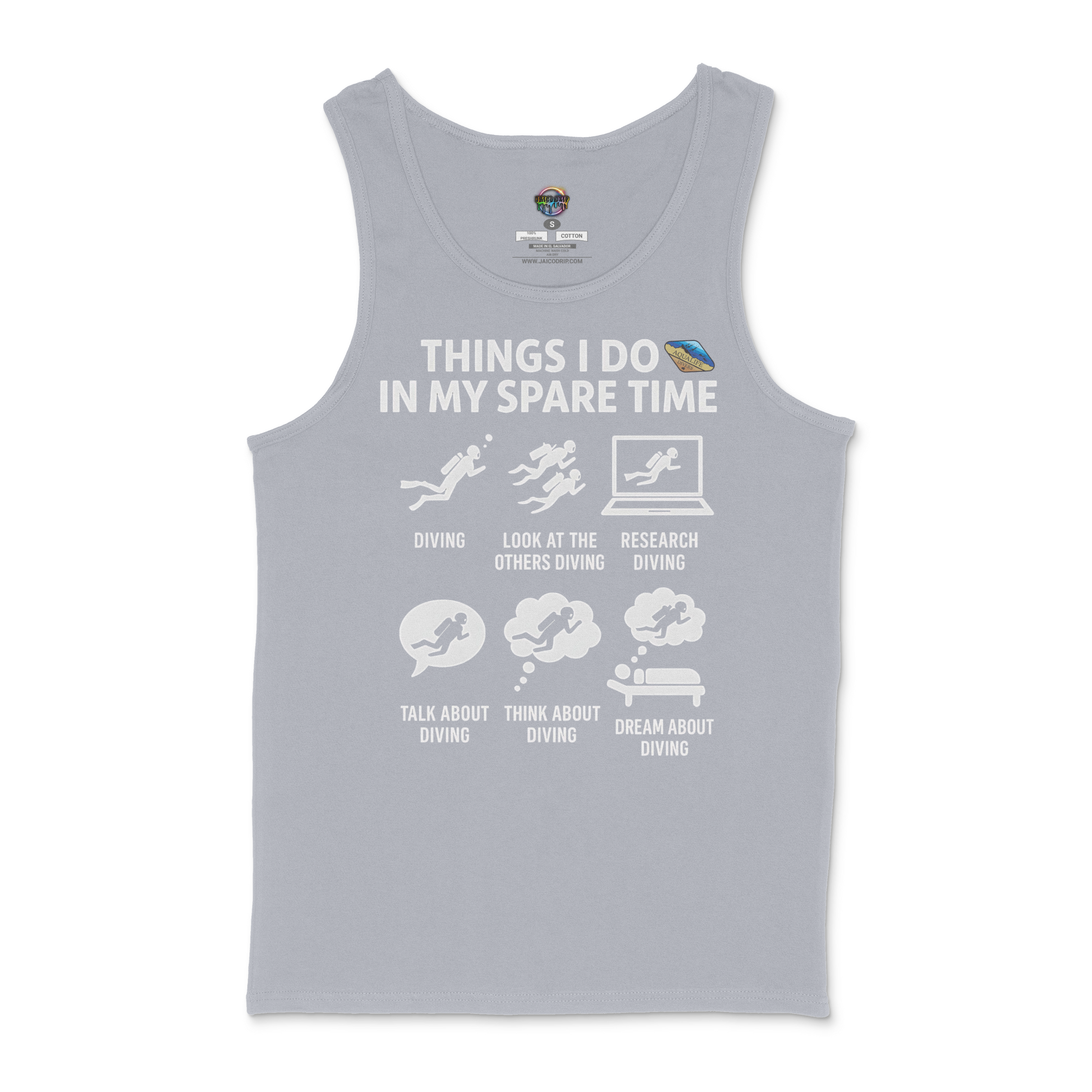 Things I Do In My Spare Time AquaLife Divers Unisex Tank