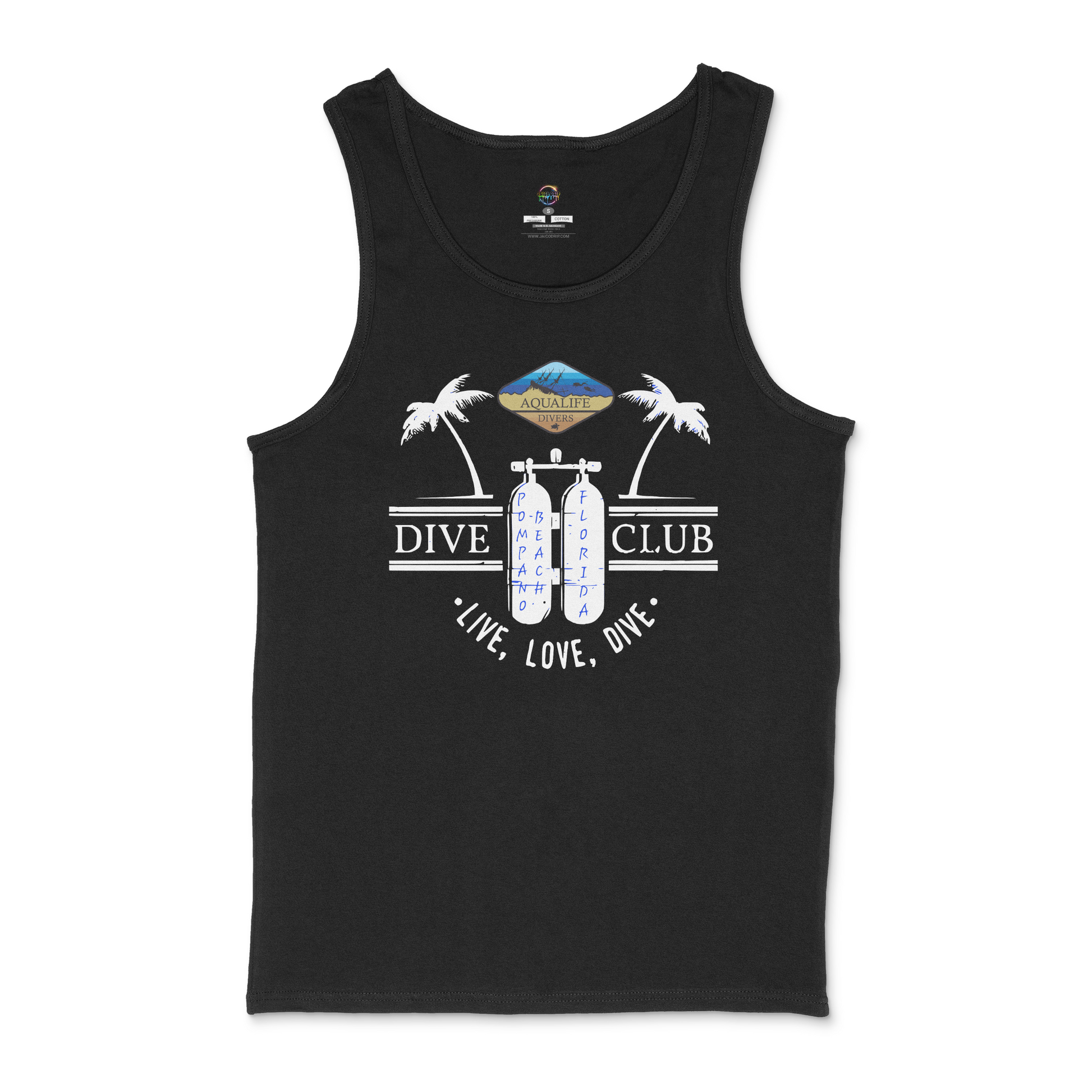 Aqua Life Divers Dive Club Unisex Tank Top