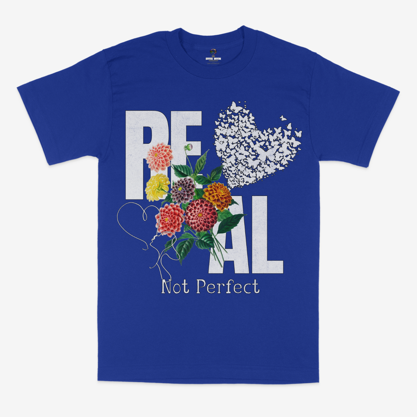 Real Not Perfect Graphic Unisex T-shirt