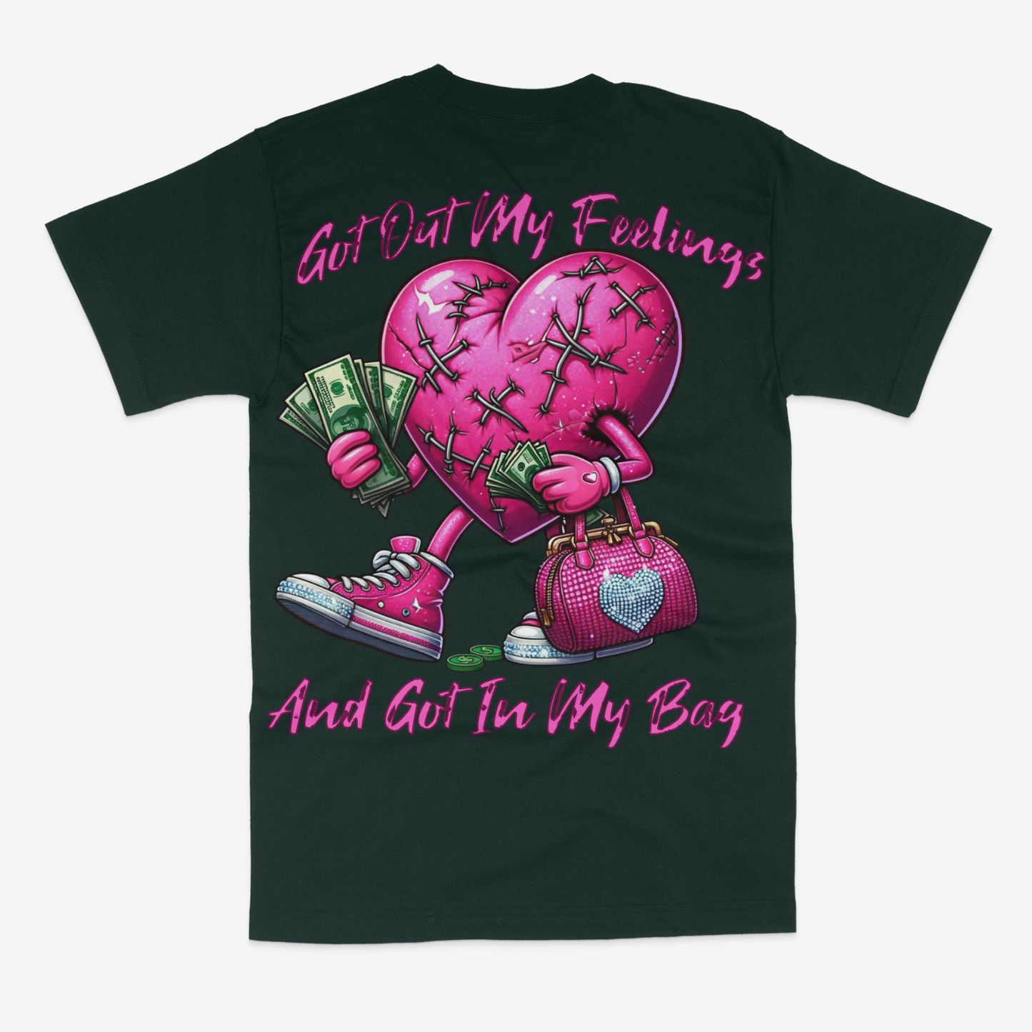 Got Out My Feelings And Got In My Bag Graphic Unisex T-shirt