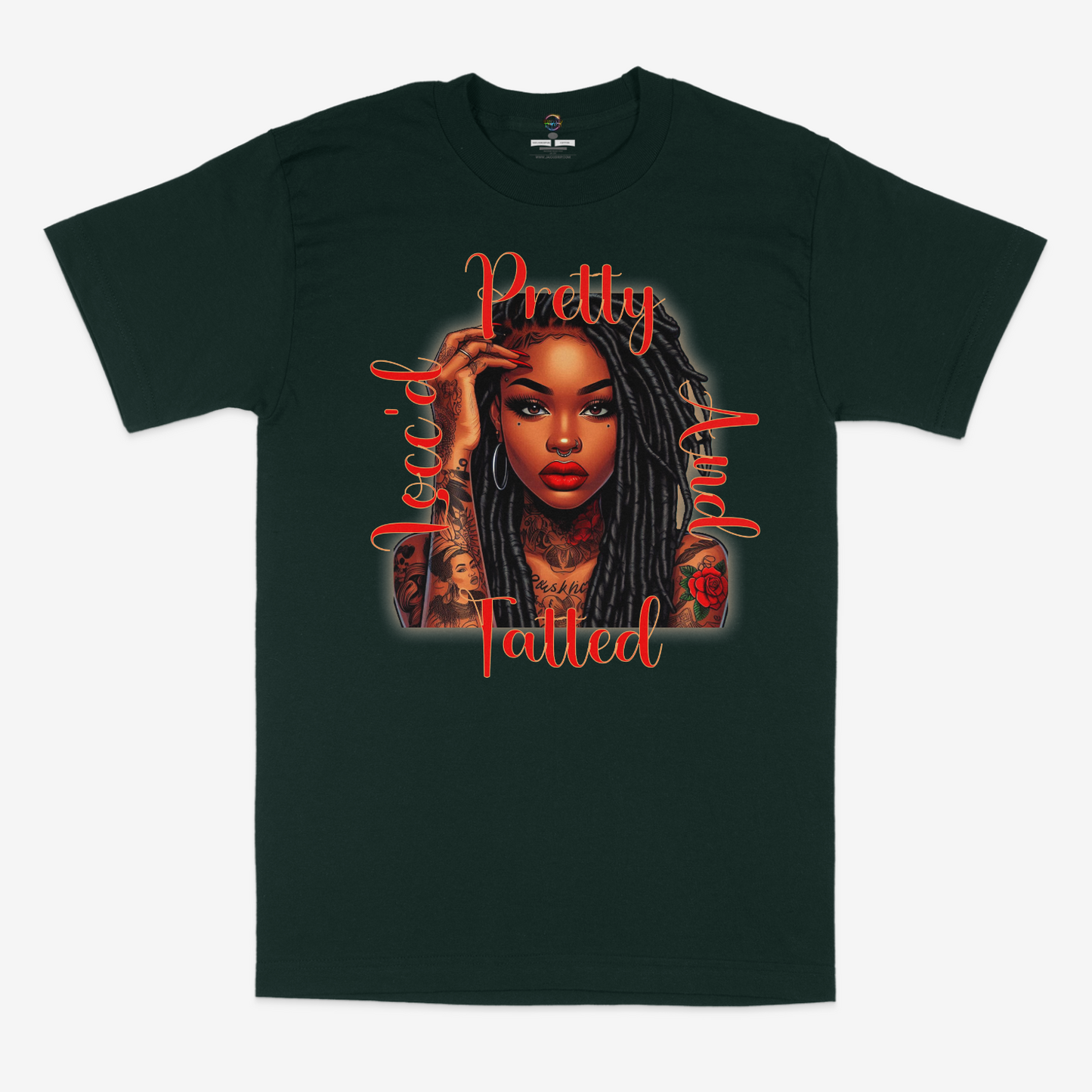 Pretty Locc'd and Tatted Unisex T-Shirt