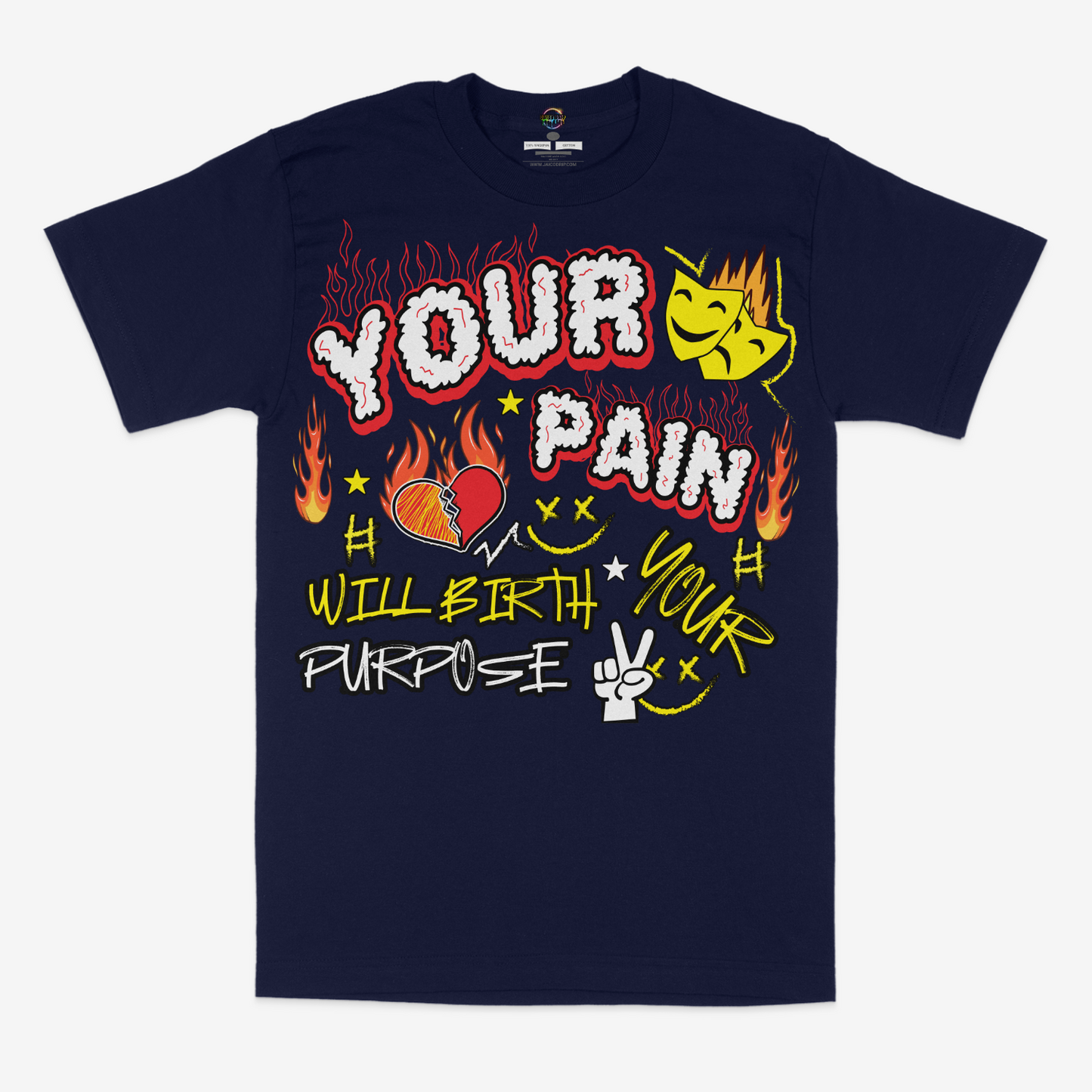 Your Pain Will Birth Your Purpose Graphic Unisex T-shirt