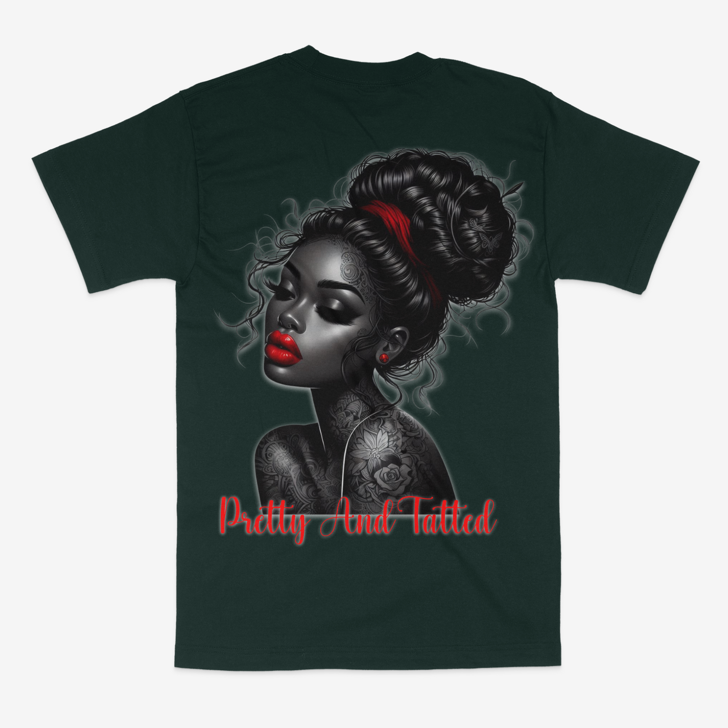 Pretty and Tatted Unisex T-Shirt (BACK DESIGN)