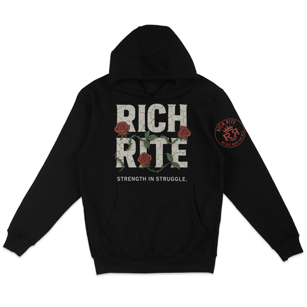 Rich Rite Rose Graphic Unisex Hoodie