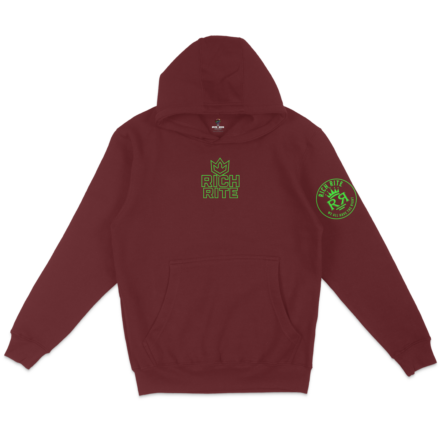 Rich Rite Crown Mid Chest Unisex Hoodie