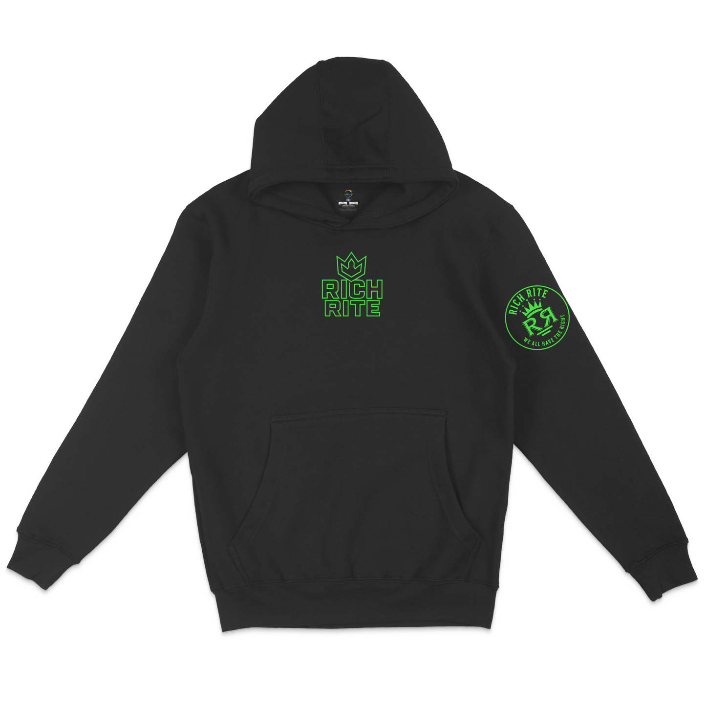 Rich Rite Crown Mid Chest Unisex Hoodie