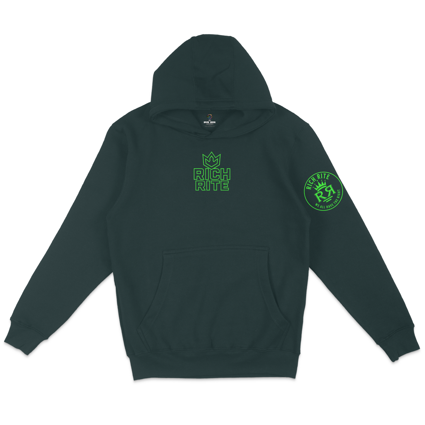 Rich Rite Crown Mid Chest Unisex Hoodie
