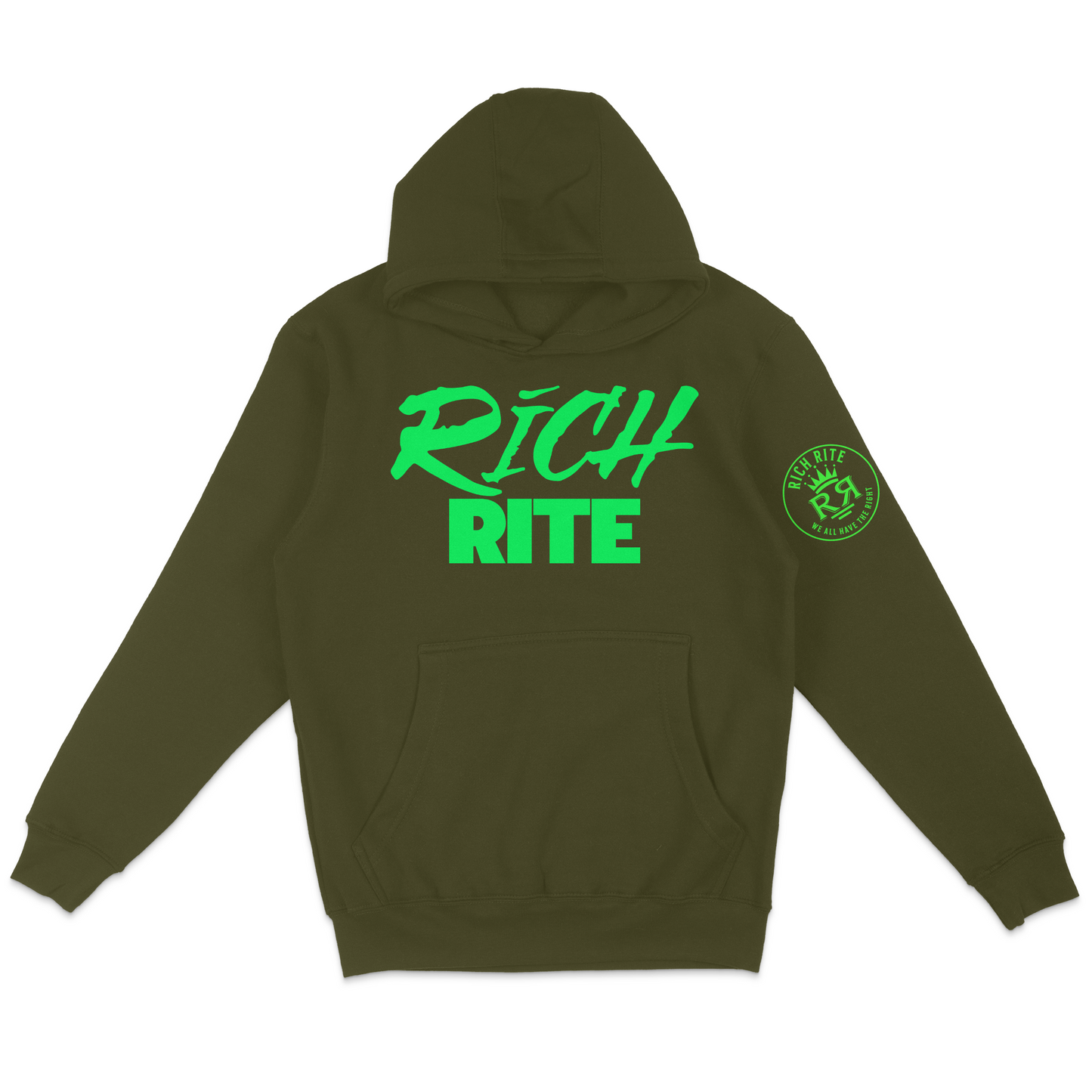 Lime Rich Rite Unisex Hoodie