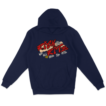 Rich Rite Graphic Front and Back Unisex Hoodie
