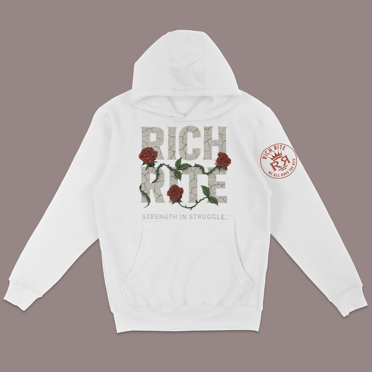 Rich Rite Rose Graphic Unisex Hoodie