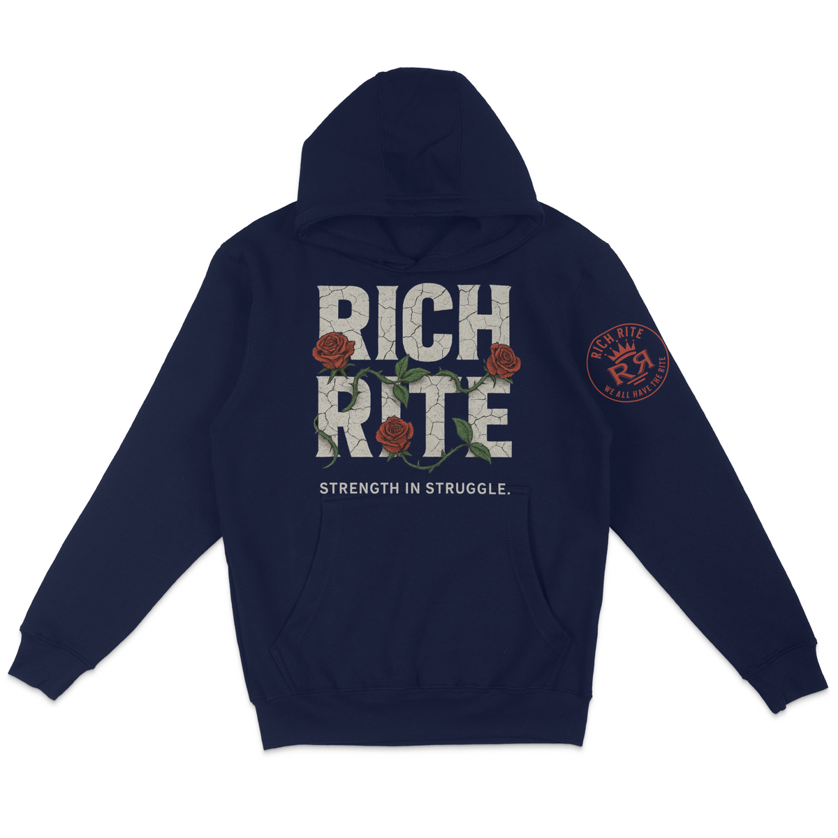 Rich Rite Rose Graphic Unisex Hoodie