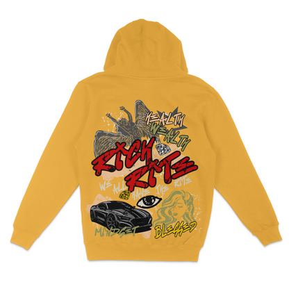 Rich Rite Graphic Front and Back Unisex Hoodie