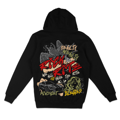 Rich Rite Graphic Front and Back Unisex Hoodie