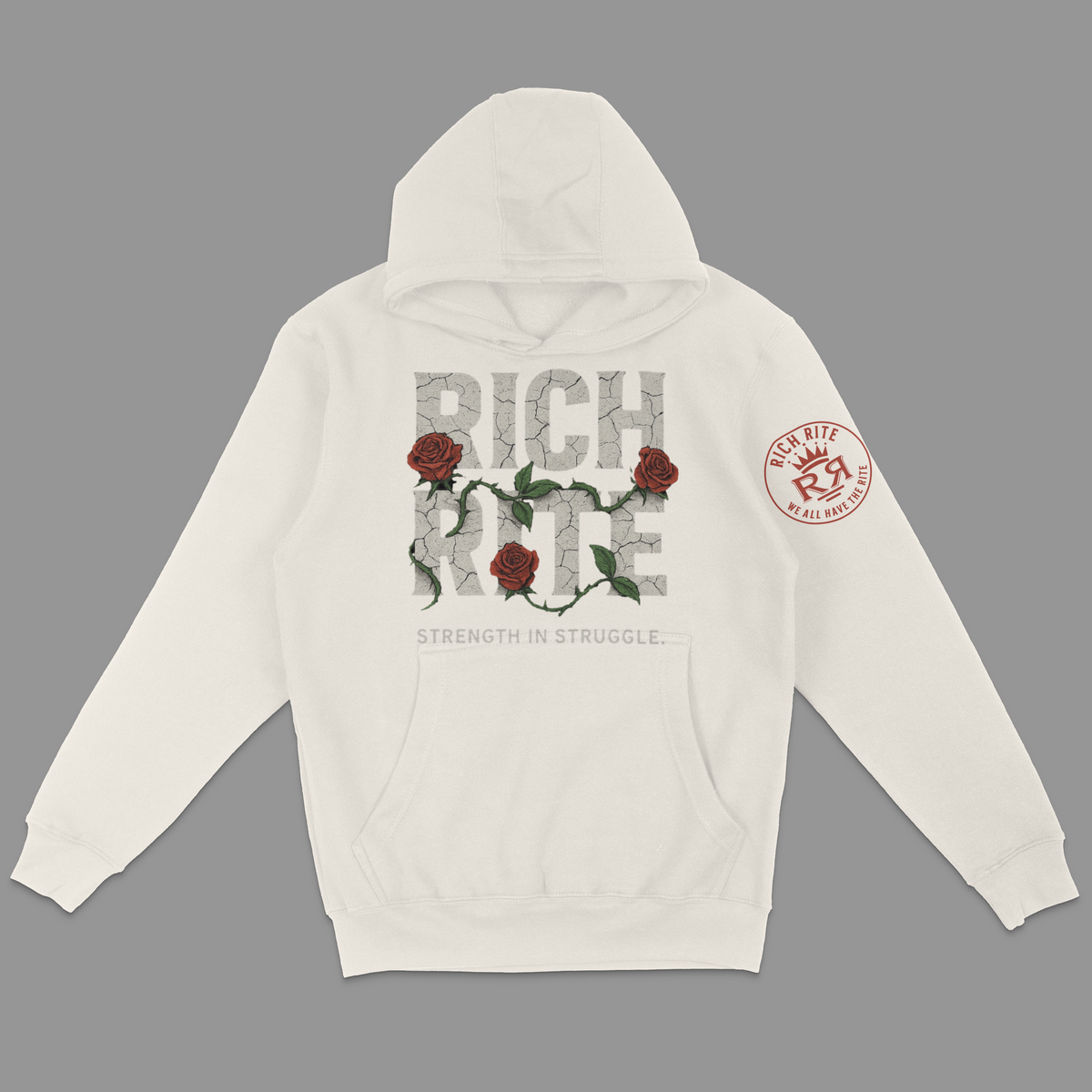 Rich Rite Rose Graphic Unisex Hoodie