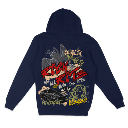 Rich Rite Graphic Front and Back Unisex Hoodie