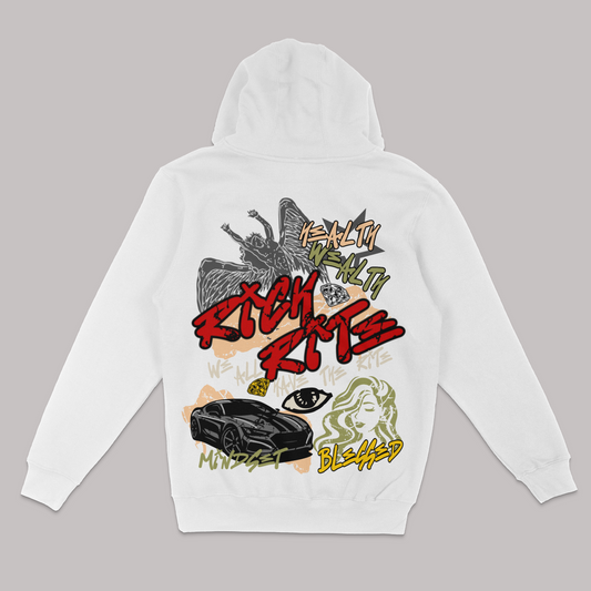 Rich Rite Graphic Front and Back Unisex Hoodie