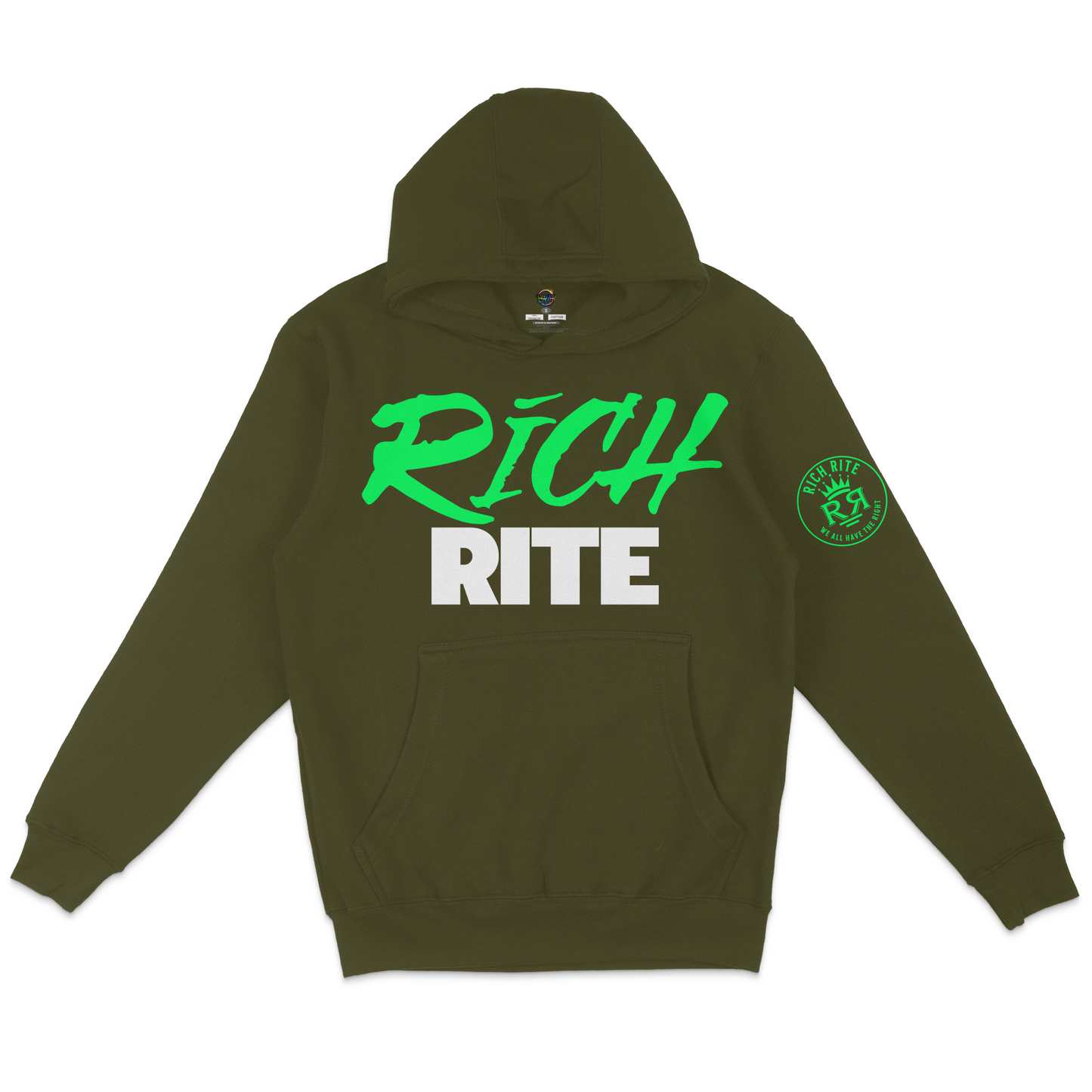 Rich Rite Lime Logo Unisex Hoodie