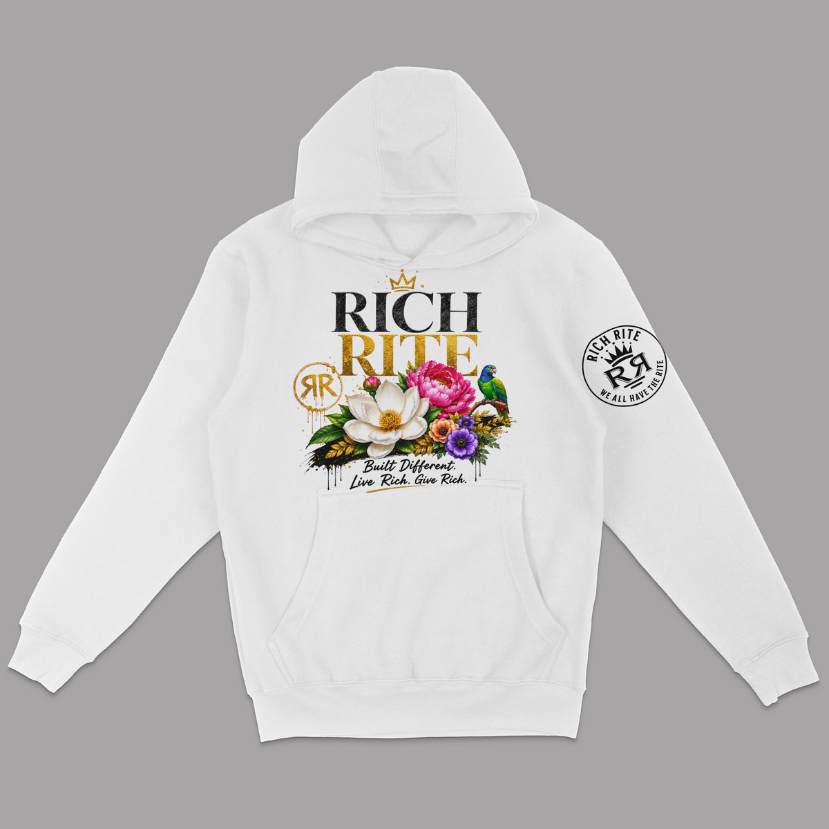 Rich Rite Flowers Unisex Hoodie